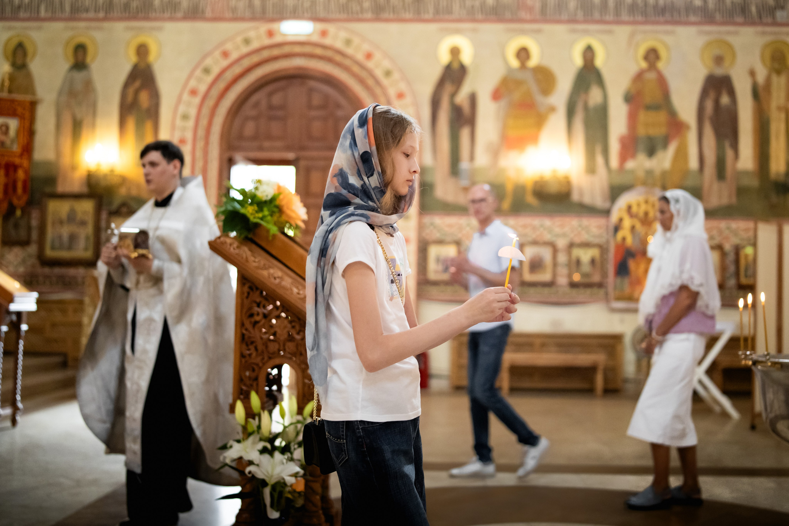 Крещение Евангелины. Уникальный фотограф на крещение и венчание. Москва
