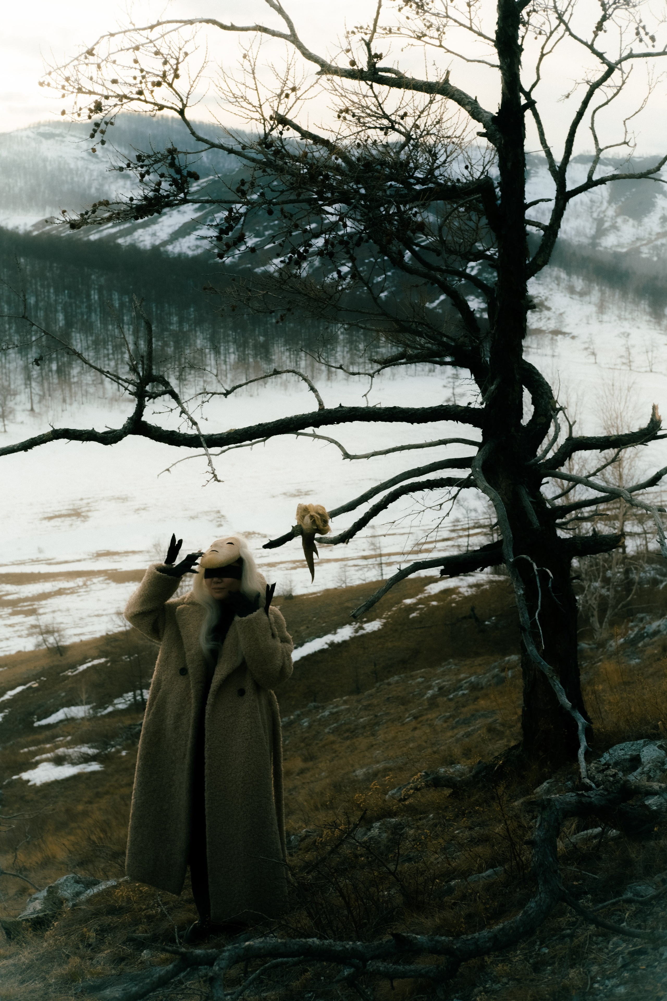 Место, где живет Хуу хат, это скала с сосной, которая выросла сквозь семнадцать слоев земли. Одним ухом она слушает то, что происходит под землей, а другим - на земле.