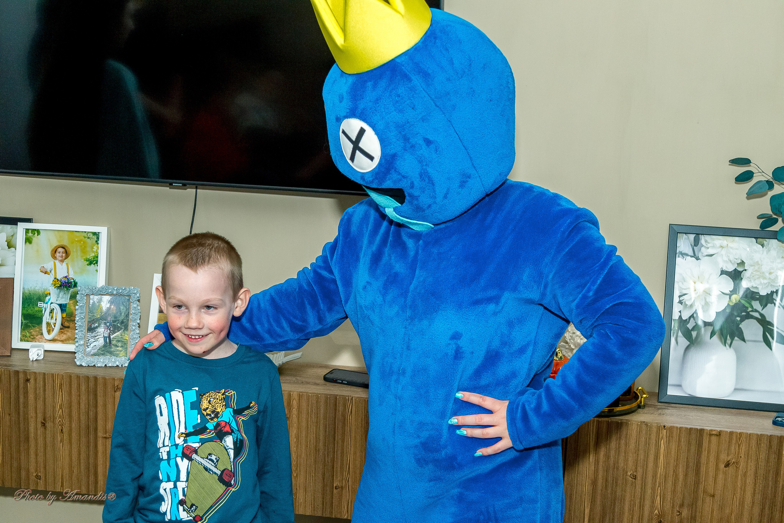 День рождения Лёвы (6 лет). Репортажная съемка в Москве и области. Анималистика