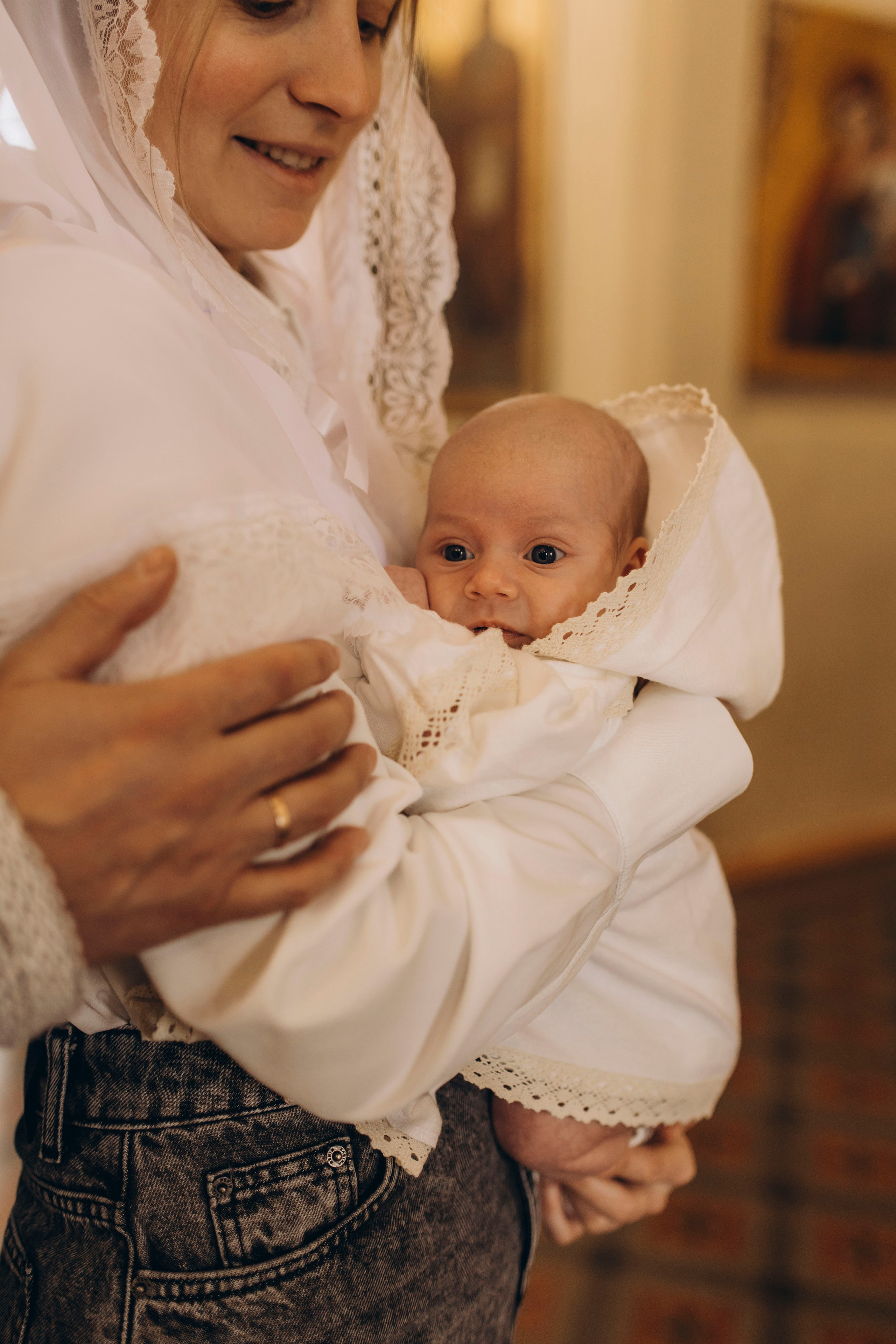 Таинство крещения Таисии. Фотограф Юлия Хакимова / Казань/ Чистополь