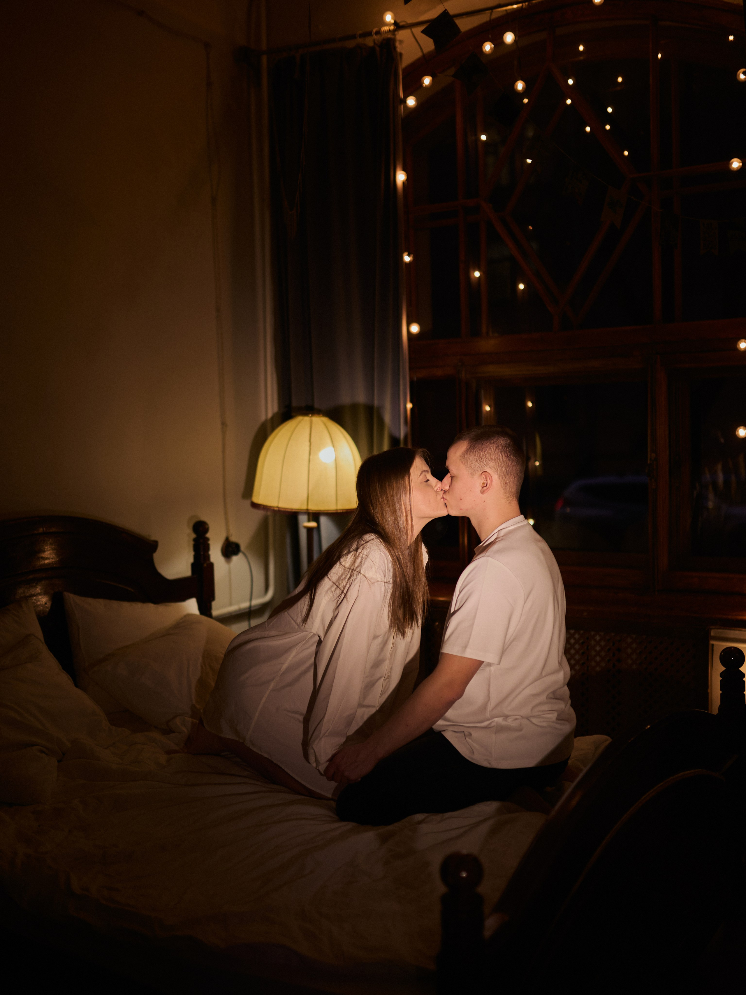 Подарок на годовщину — новогодняя съемка. Фотограф СПБ Засорина Юлия