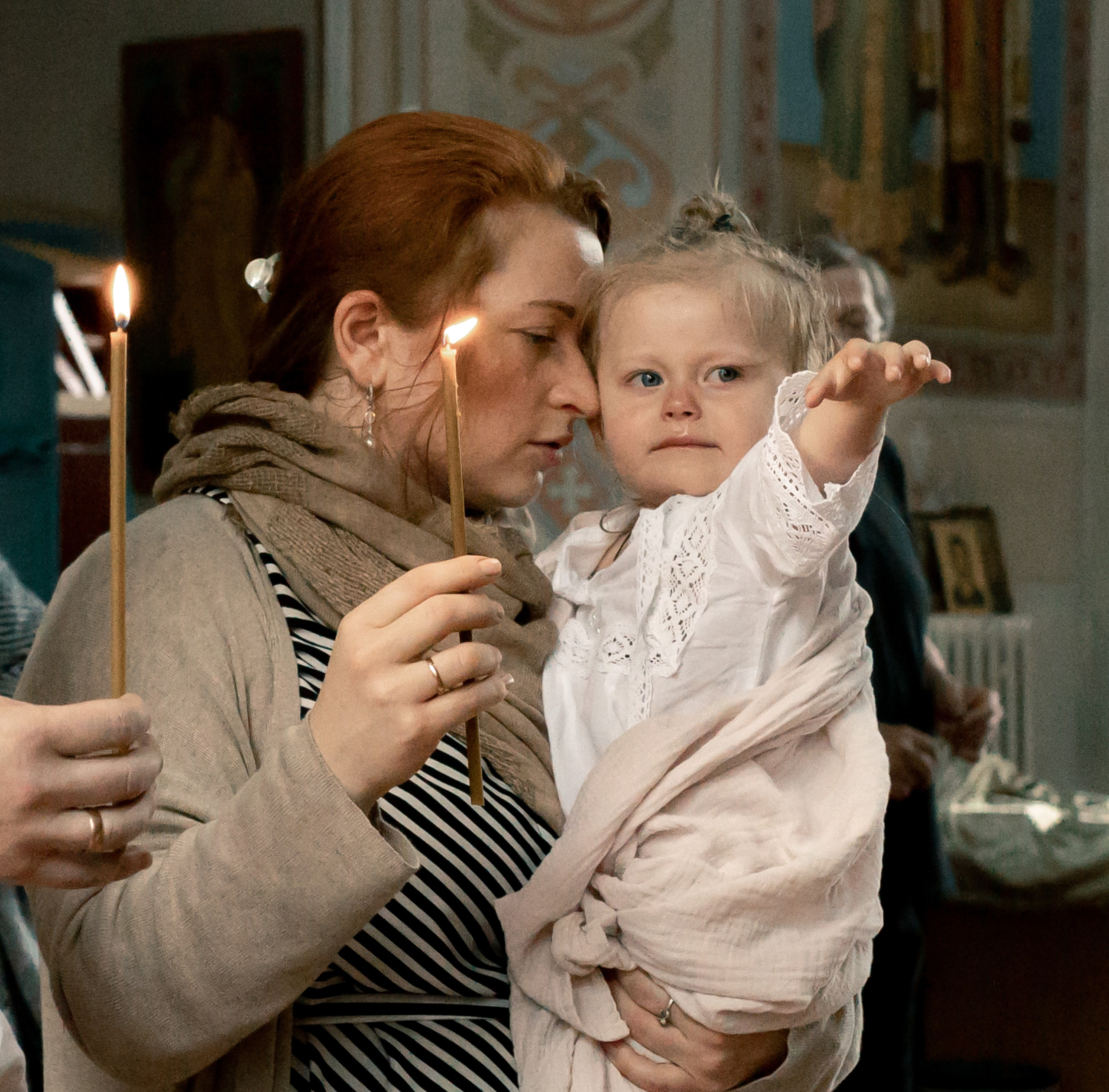 Крещение Маргариты. Портретный и семейный фотограф в Москве Ирина Голубчина