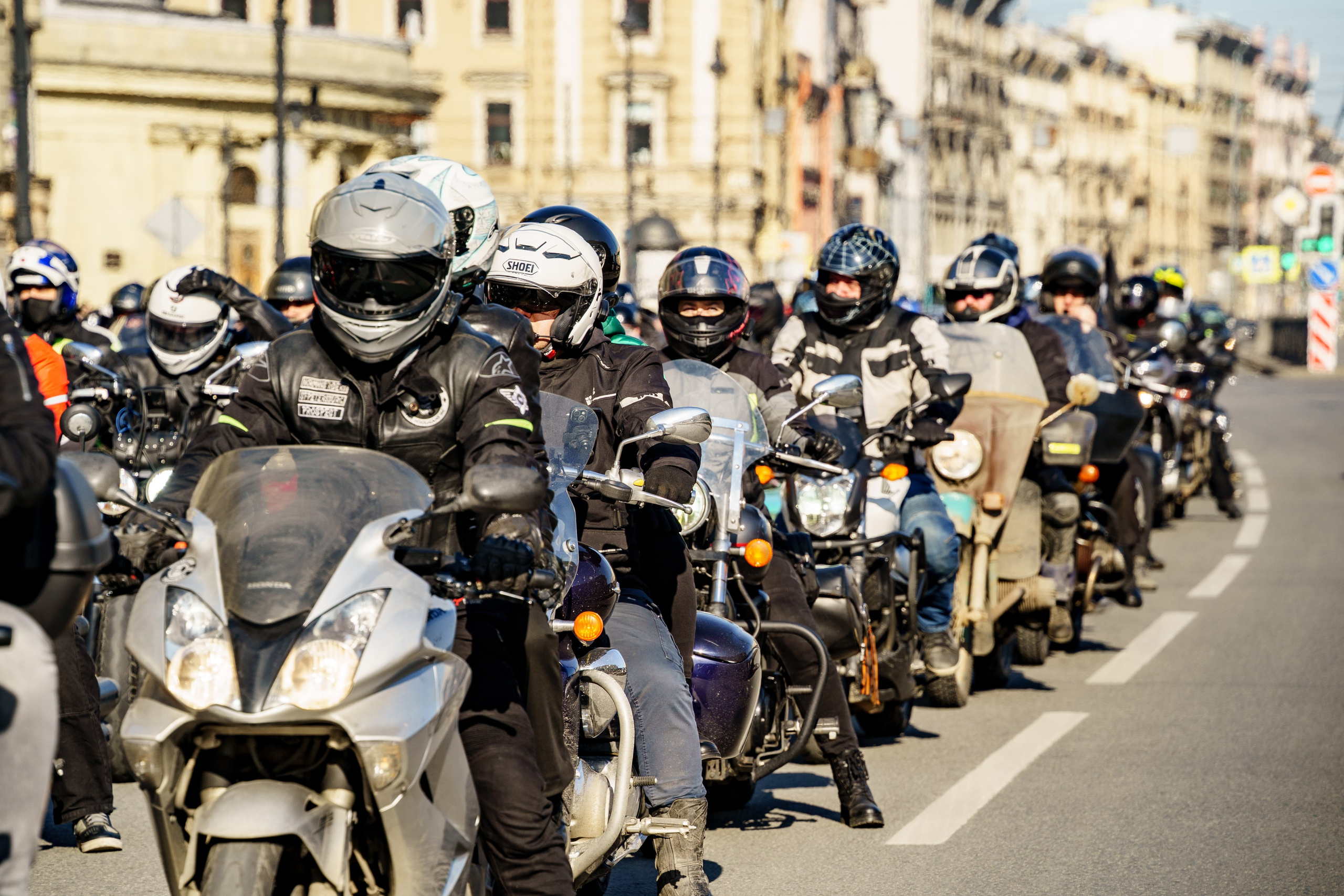 Прохват мотоклуба Norman Riders ч.1. Концертный и репортажный фотограф в Санкт-Петербурге Слава Пахомов