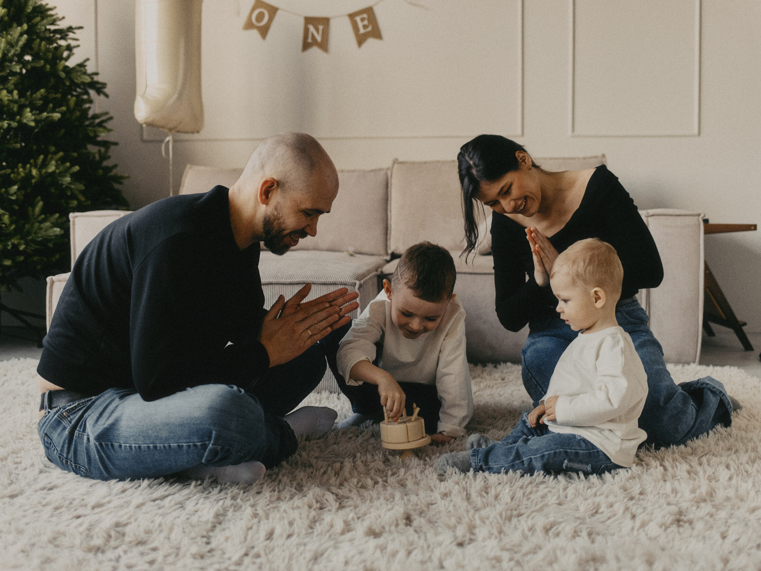 Леша, Кристина, Захар и Кирилл. Портретный фотограф в Москве Ольга Крылова