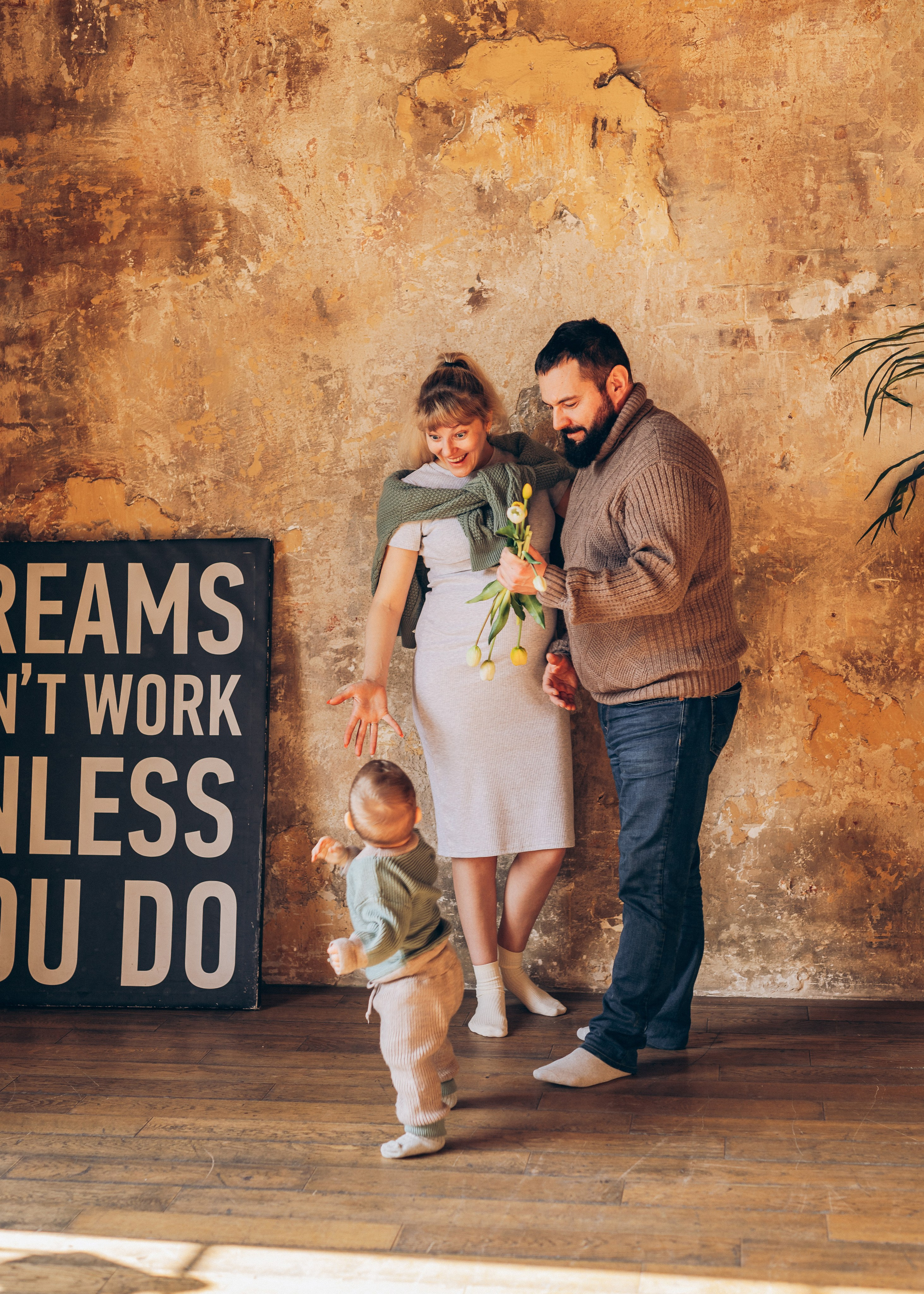 Оля, Леша и Димулька. Семейный фотограф В Москве Александра Дейкун