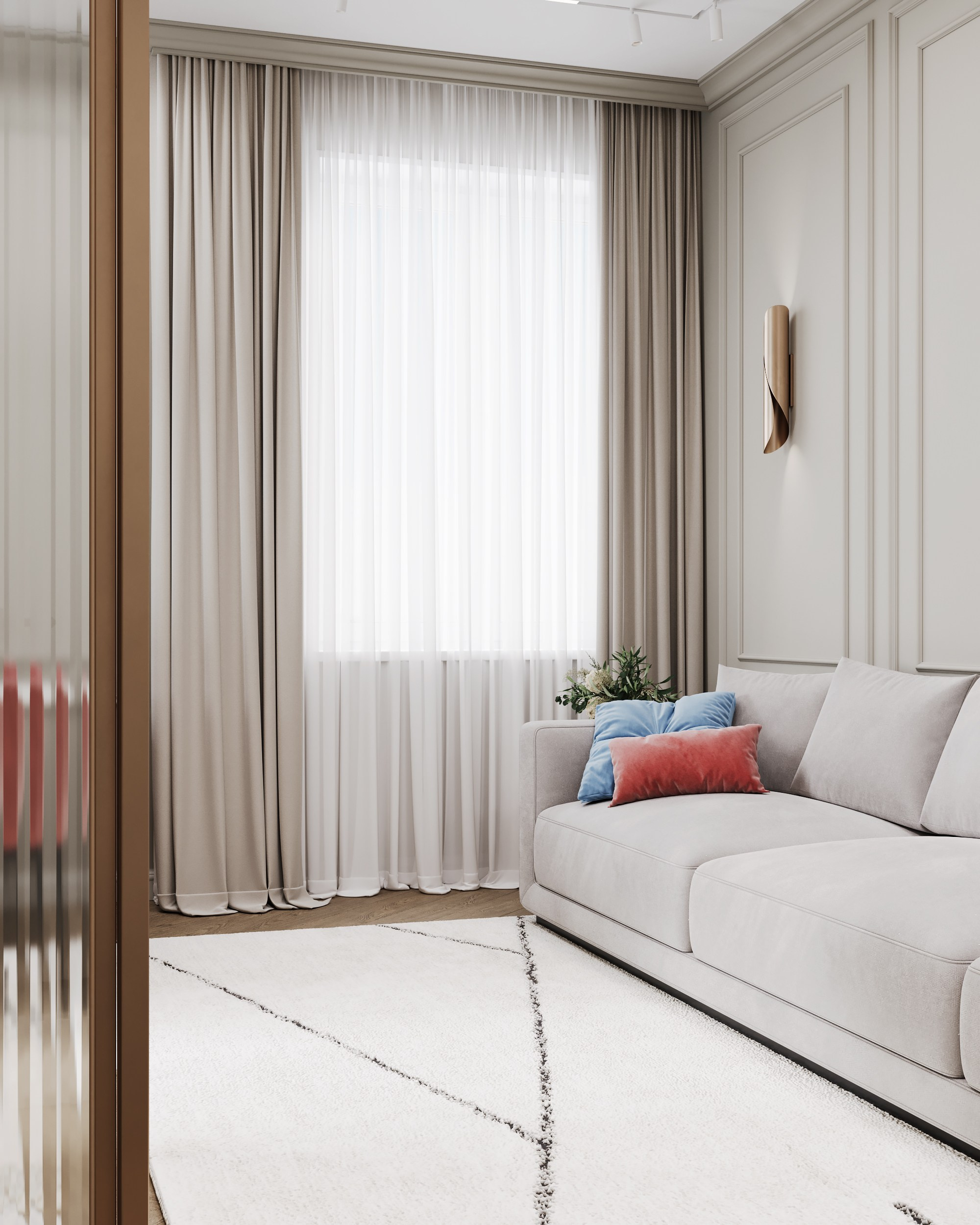 Color Classic. Дизайн интерьера | 3D визуализация | Миланская Марина