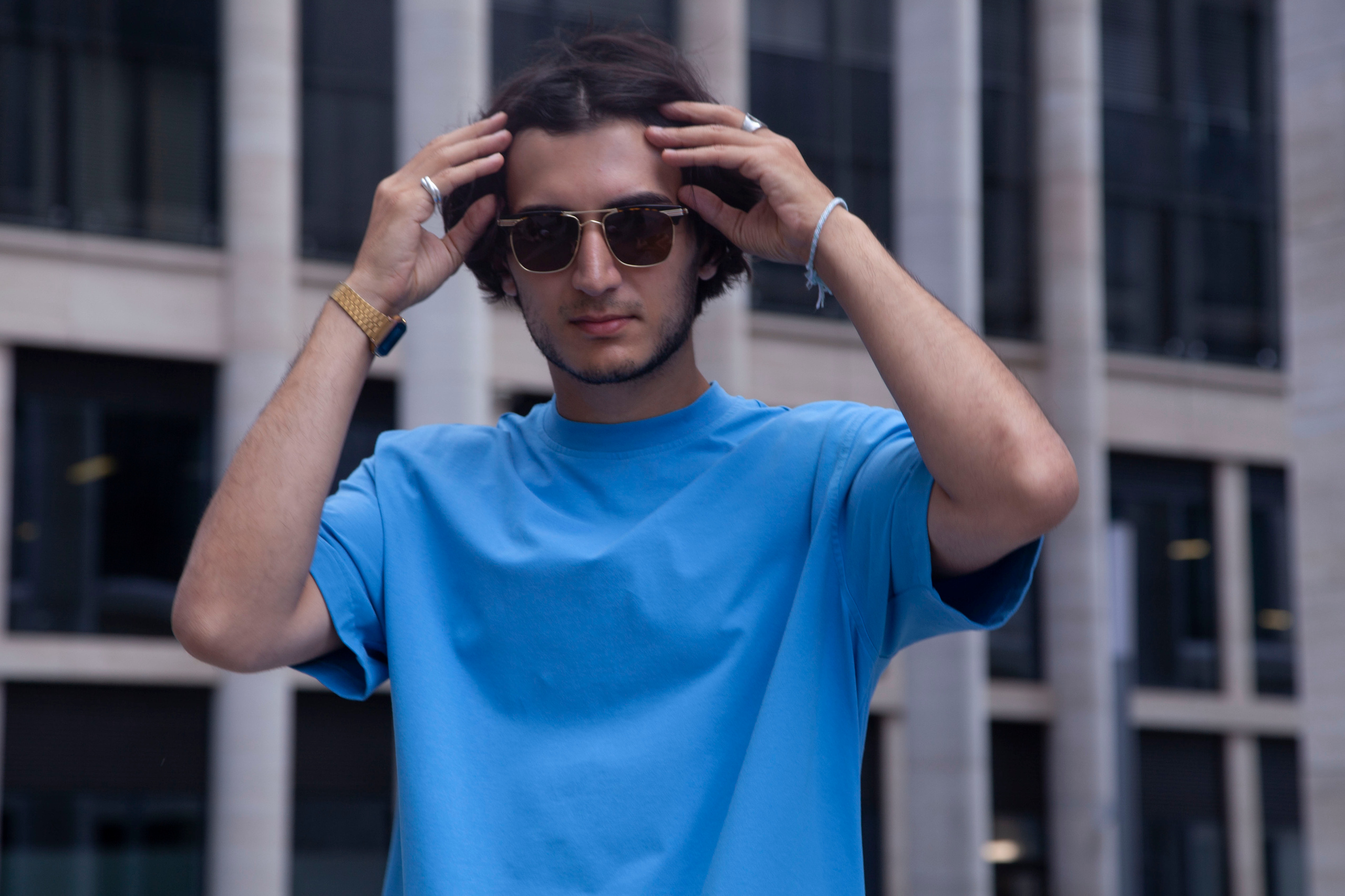 Прогулка во дворе Невской Ратуши