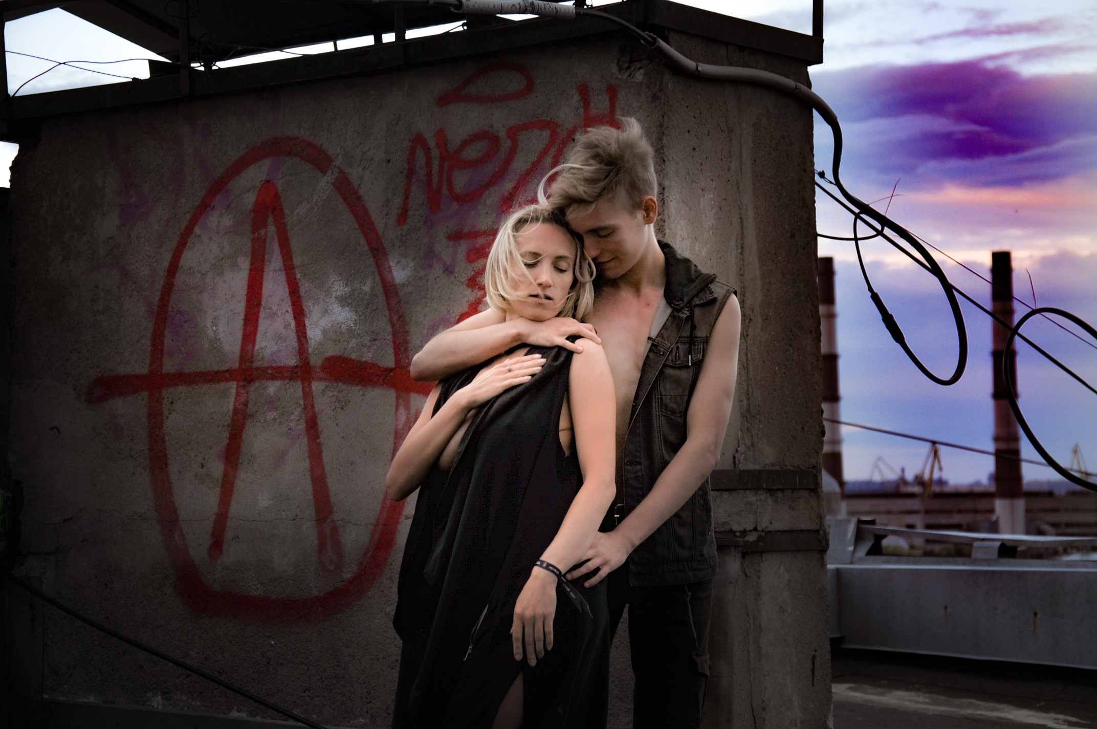 Романтика на крыше Петербурга. Позитивный контент-фотограф в Санкт-Петербурге Мария Устинова