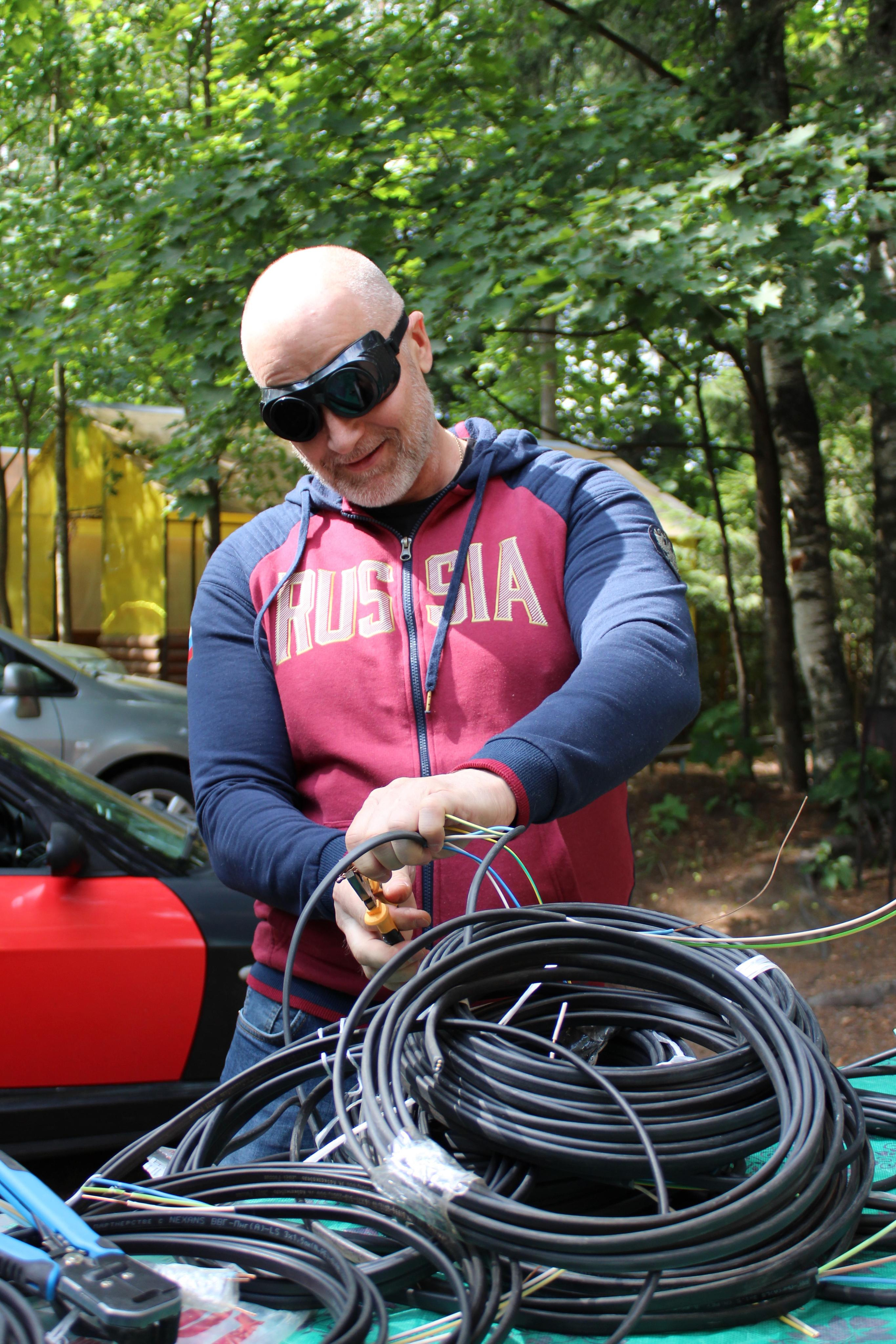 Испытание кабеля ВВгНГ. Позитивный контент-фотограф в Санкт-Петербурге Мария Устинова