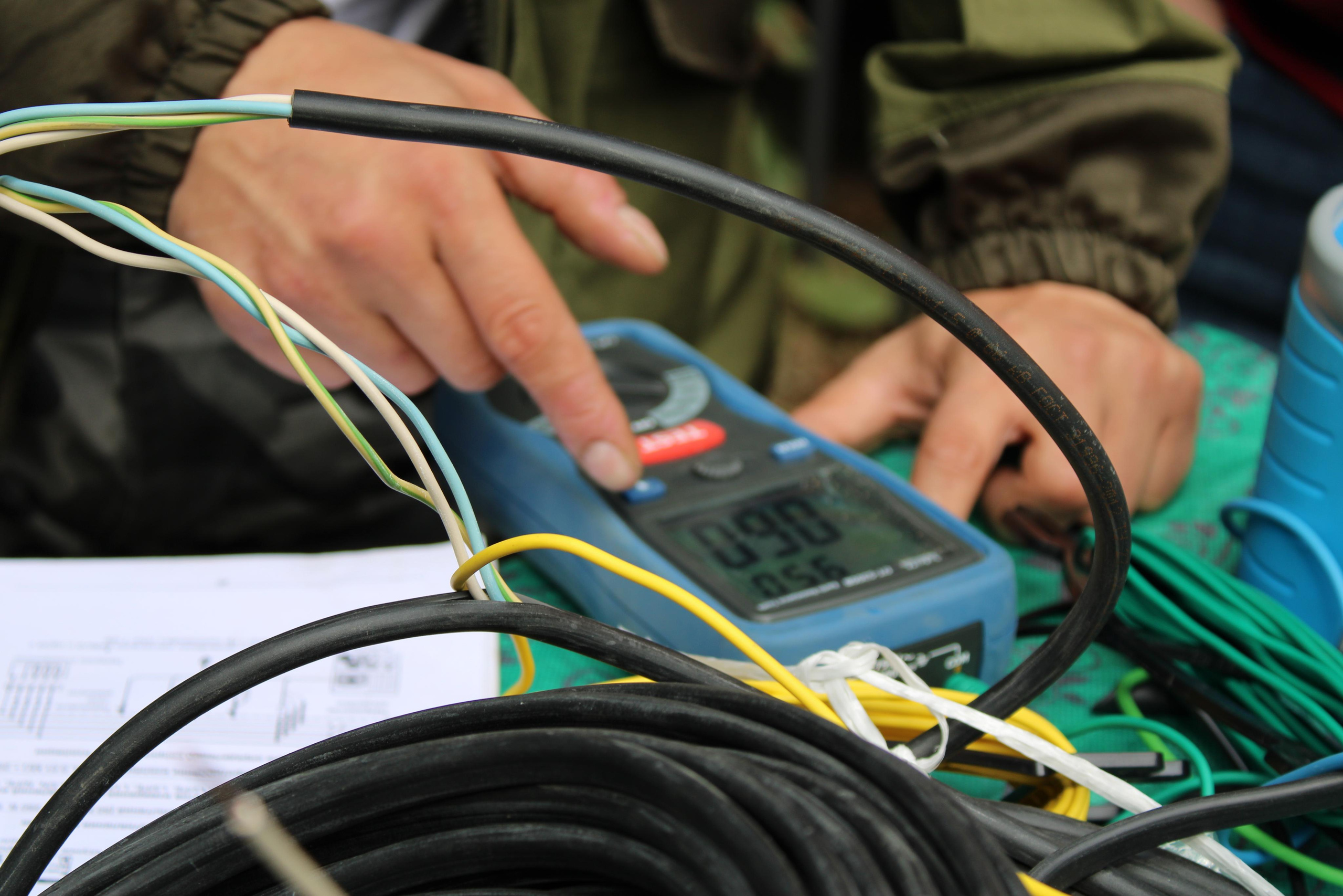 Испытание кабеля ВВгНГ. Позитивный контент-фотограф в Санкт-Петербурге Мария Устинова