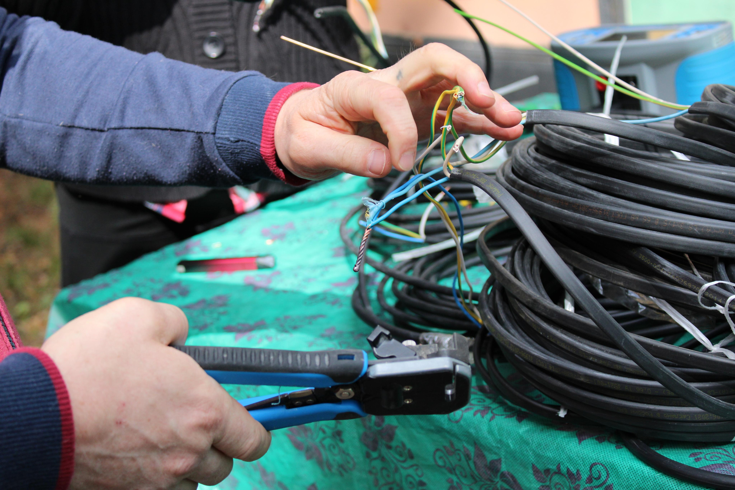 Испытание кабеля ВВгНГ. Позитивный контент-фотограф в Санкт-Петербурге Мария Устинова