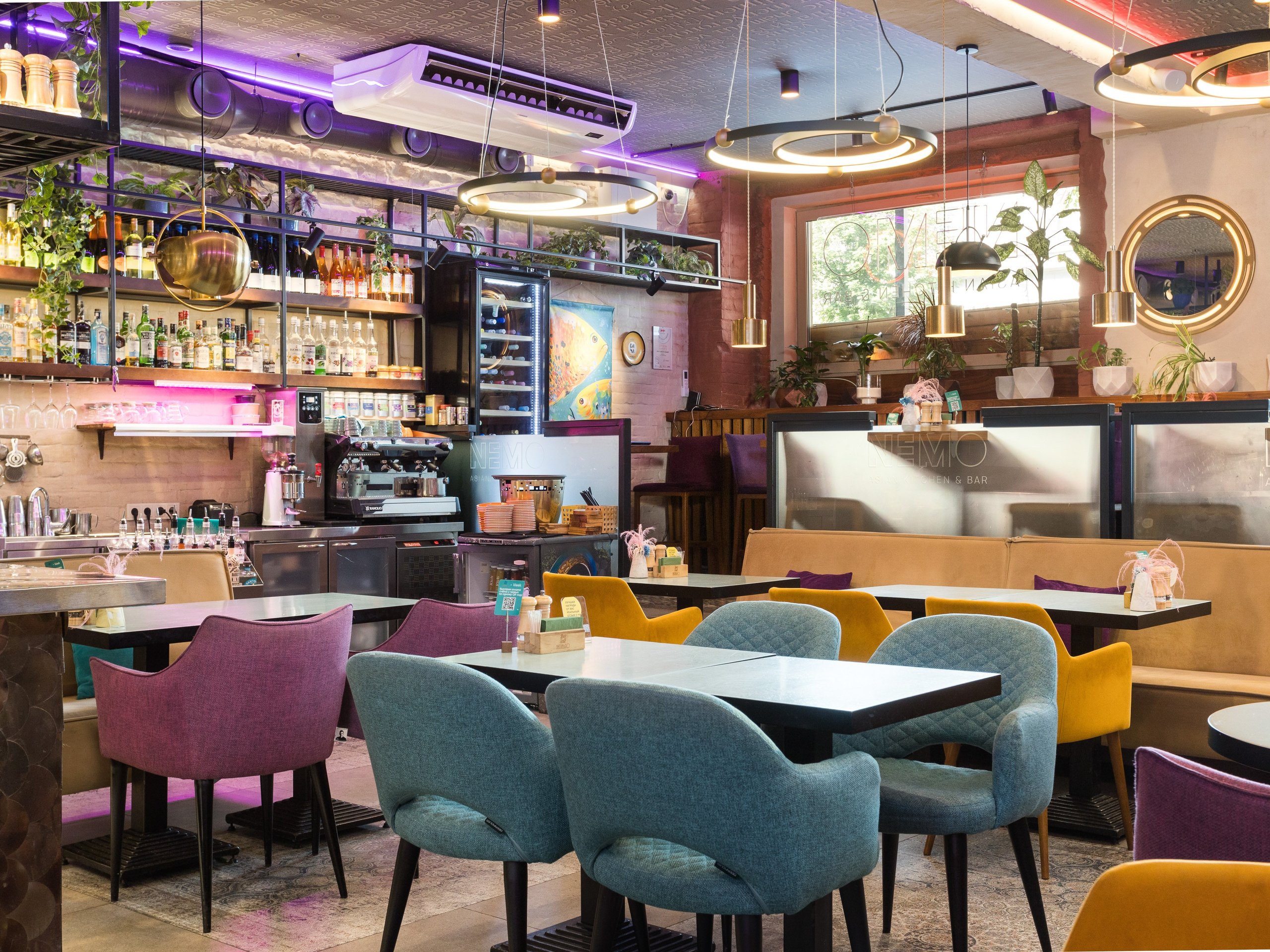 Ресторан NEMO. Интерьерный фотограф в Новосибирске