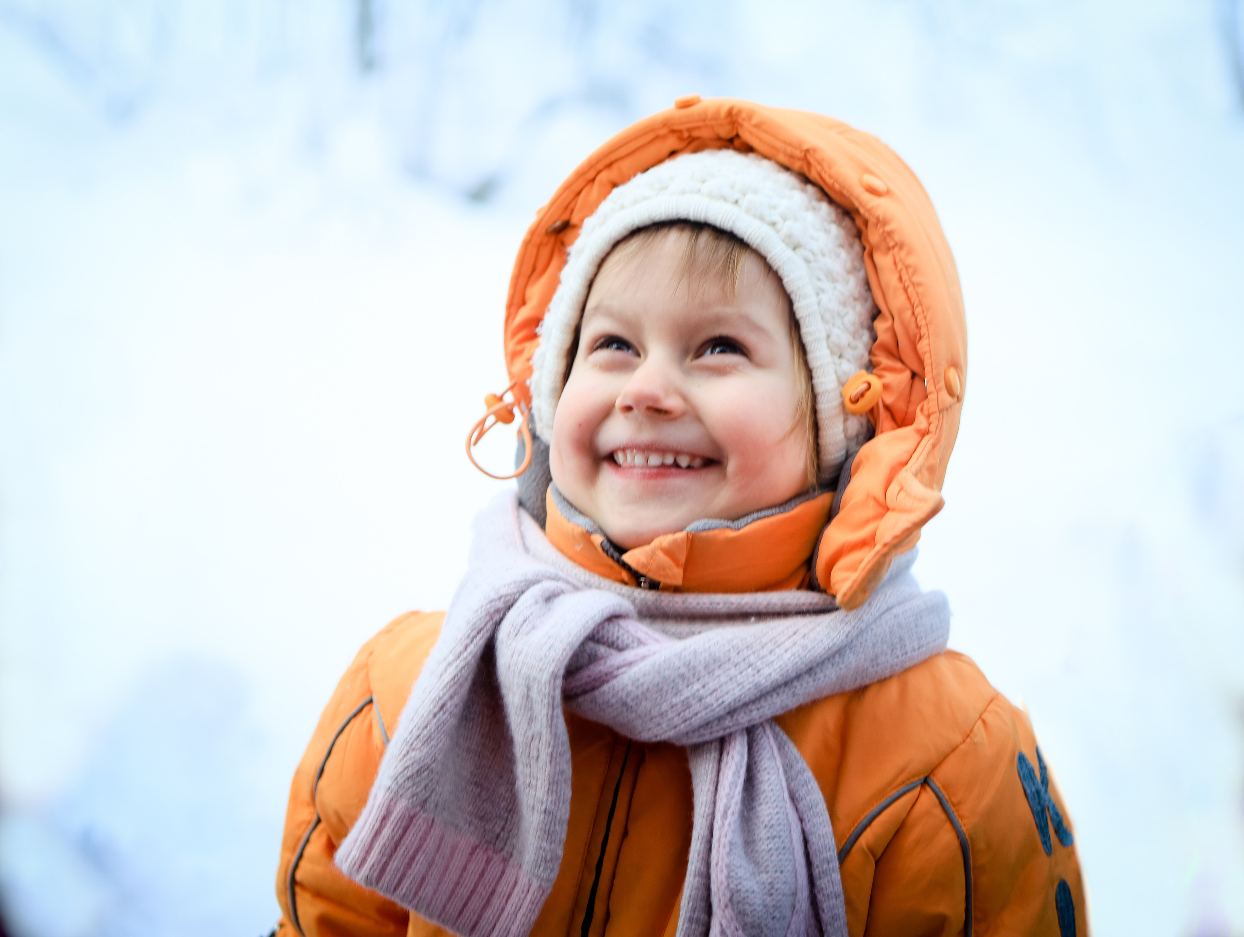 зимняя детская фотосессия