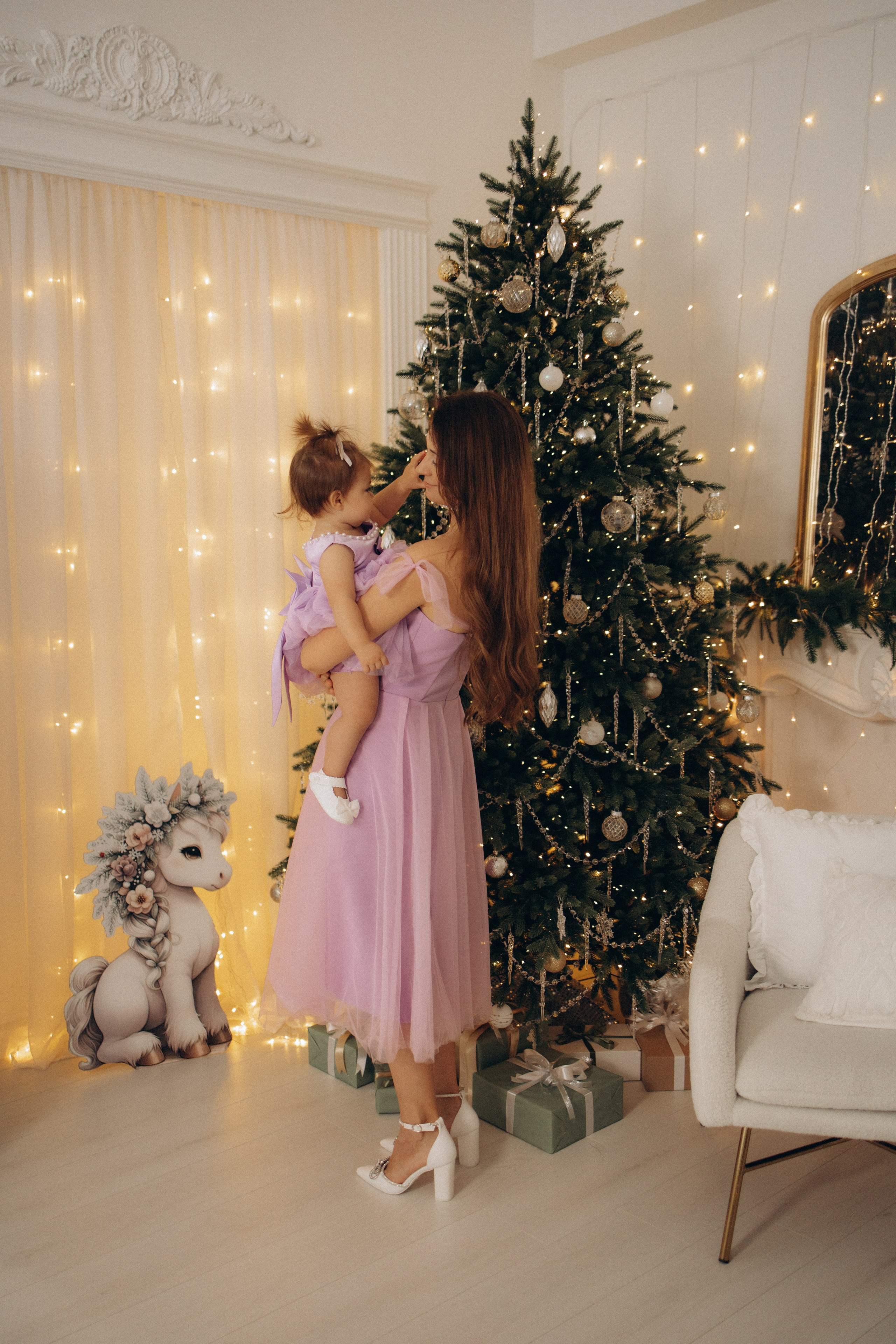 Новый год маленькой Анечки. Семейный фотограф в Москве Анастасия Шалда