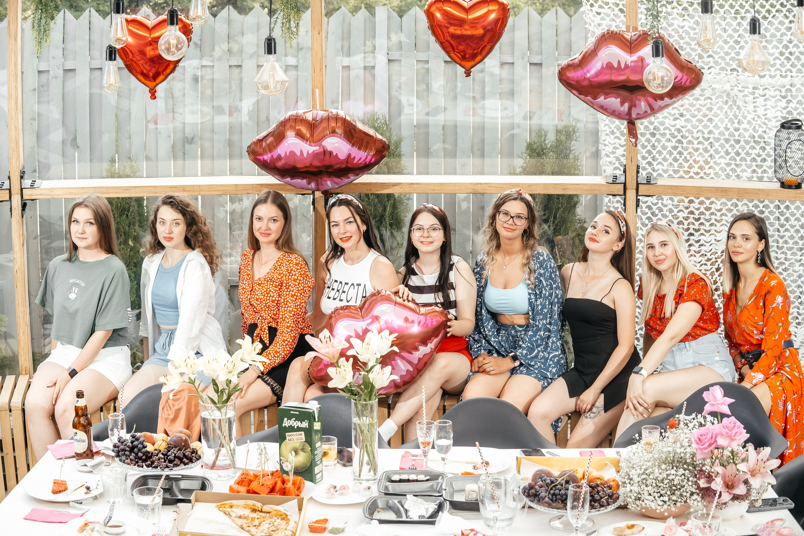 Девичник Насти. Невеста