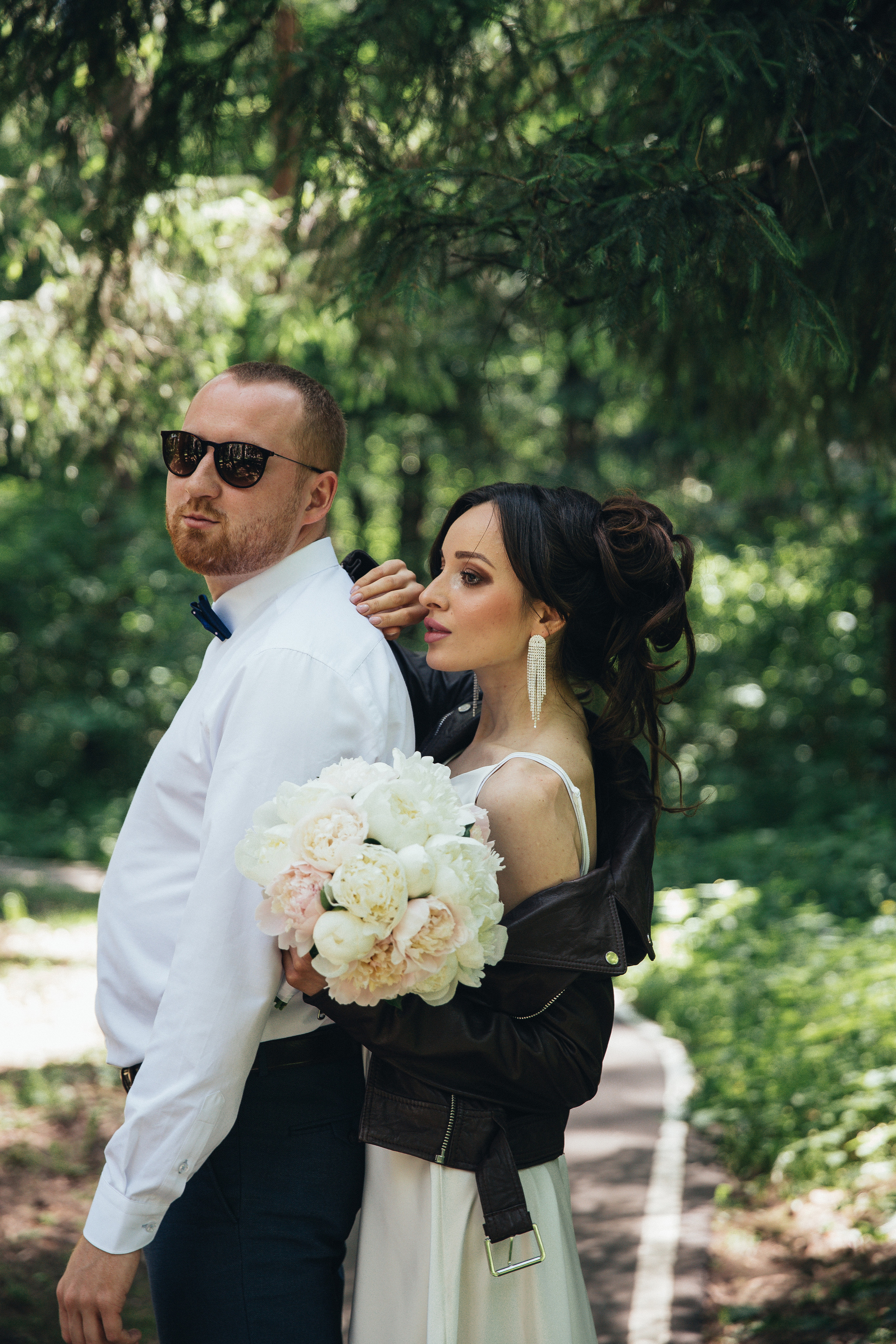 Свадебная съемка в Парке Елочки Домодедово и ЗАГСе Домодедово. Свадебный фотограф Домодедово Москва Катерина Алехина