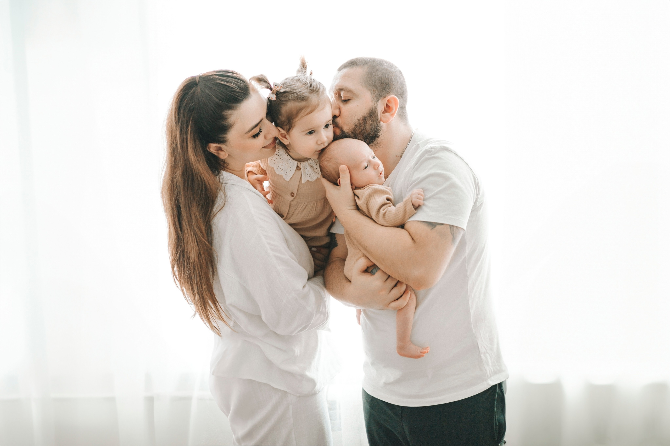 домашняя фотосессия с малышом