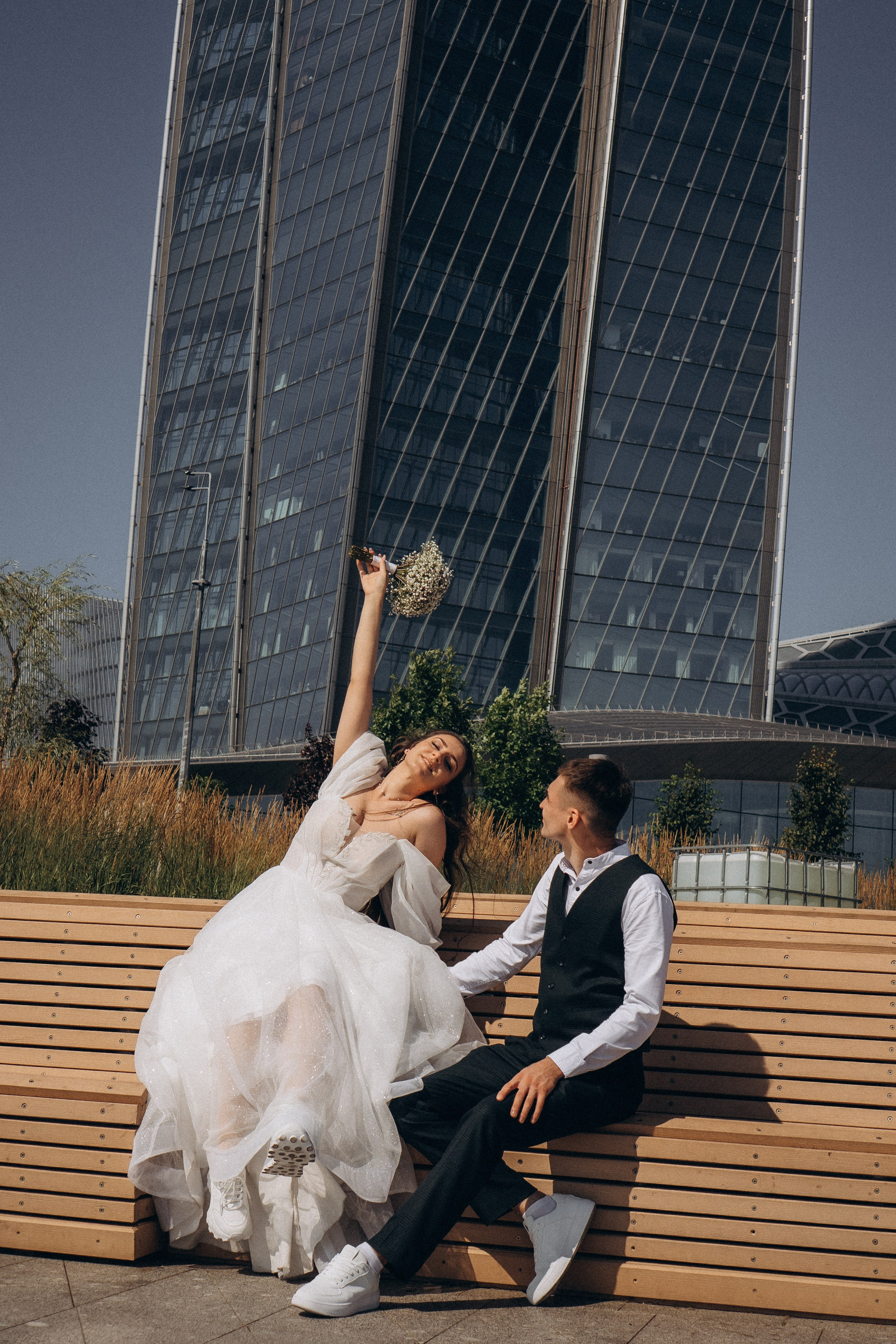 СВАДЕБНАЯ СЬЕМК В ПАРКЕ 300-ЛЕТИЯ. Профессиональный фотограф, Санкт-Петербург — Виктория Богомолова