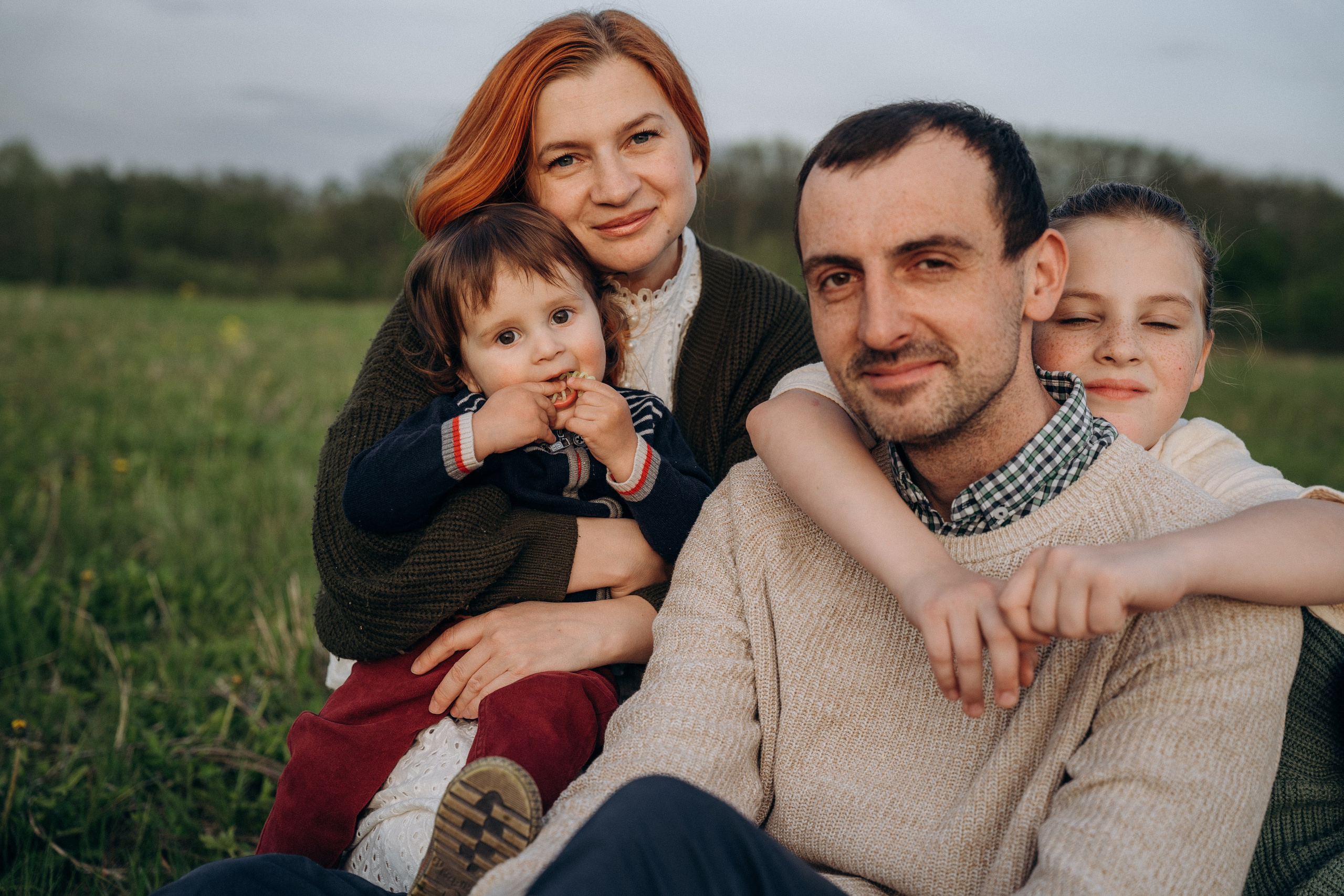 Семья Коломиных. Семейный фотограф в Клину и Москве Елена Храпунова