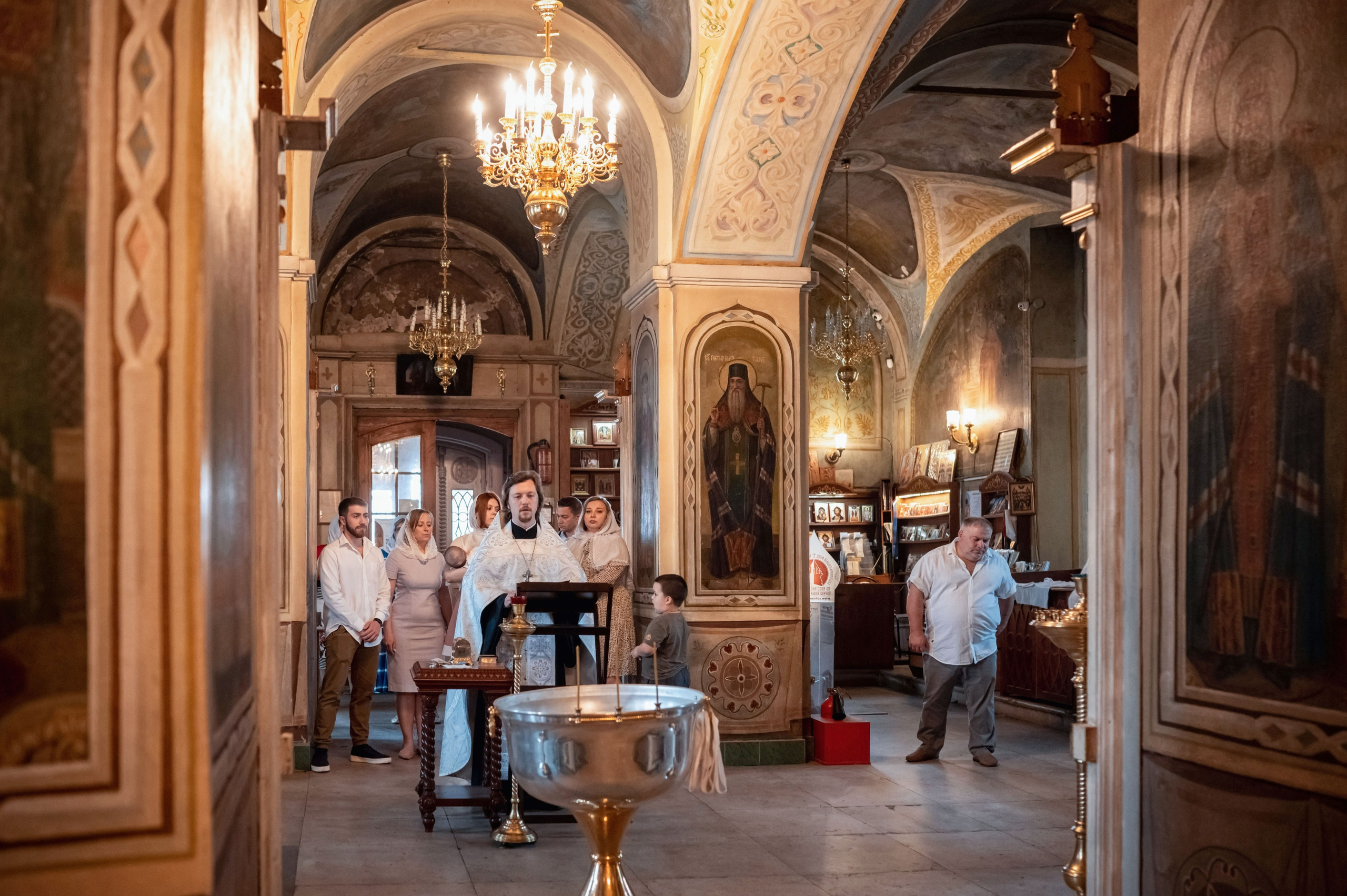 Крещение мл. Иоанна. Семейный фотограф в г. Воскресенск Наталия Молева