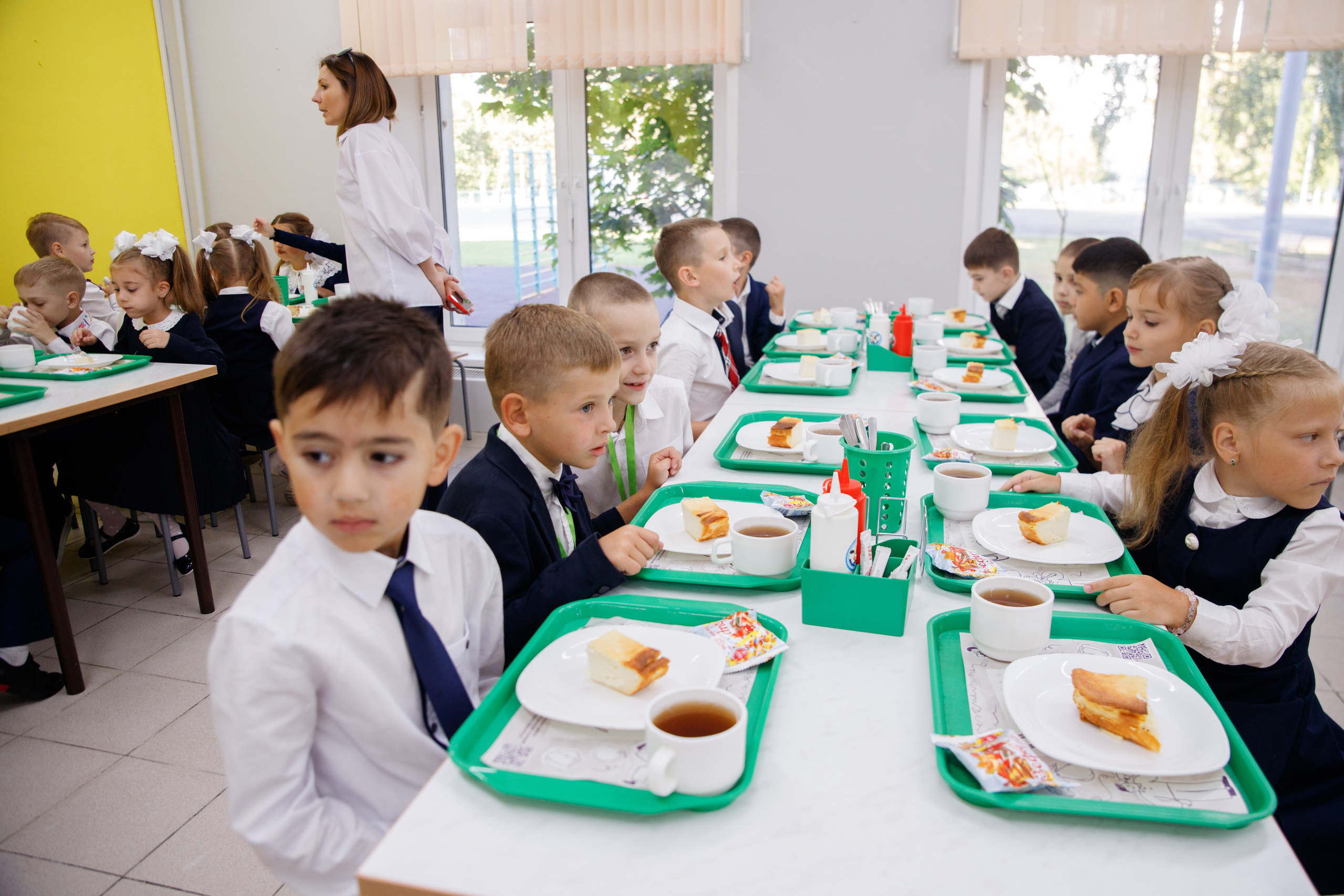 Репортажная съемка первого сентября для первоклассников. Семейный и школьный фотограф в Москве Анна Ткач