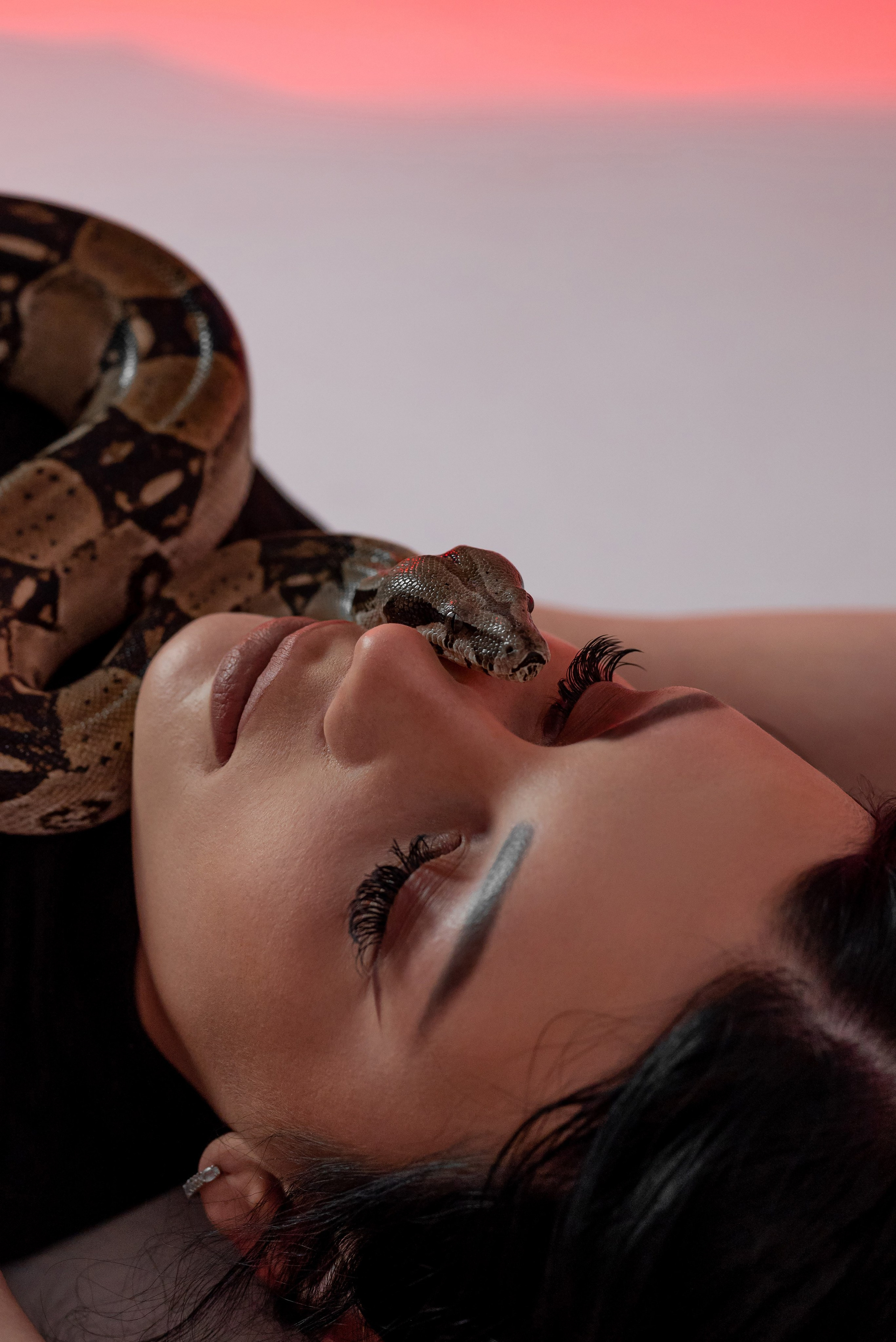 Фотопроект со змеёй 2025 г. Фотограф в городе Салават