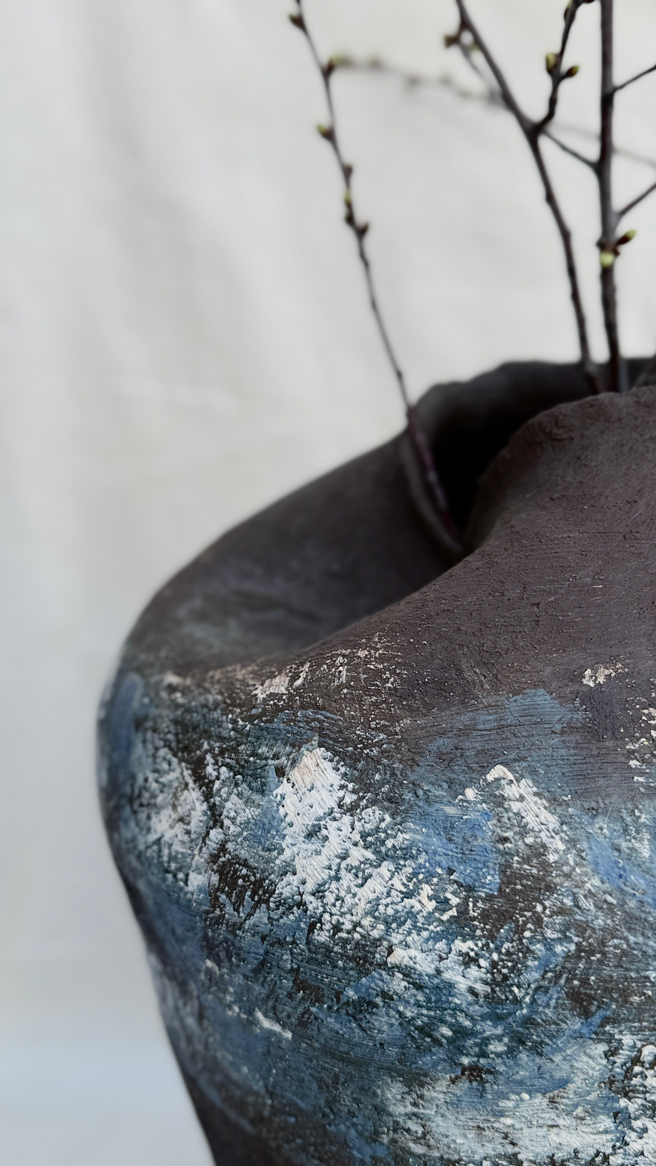 Ваза «Земля и небо». Арт-керамика Катерины Жизневской