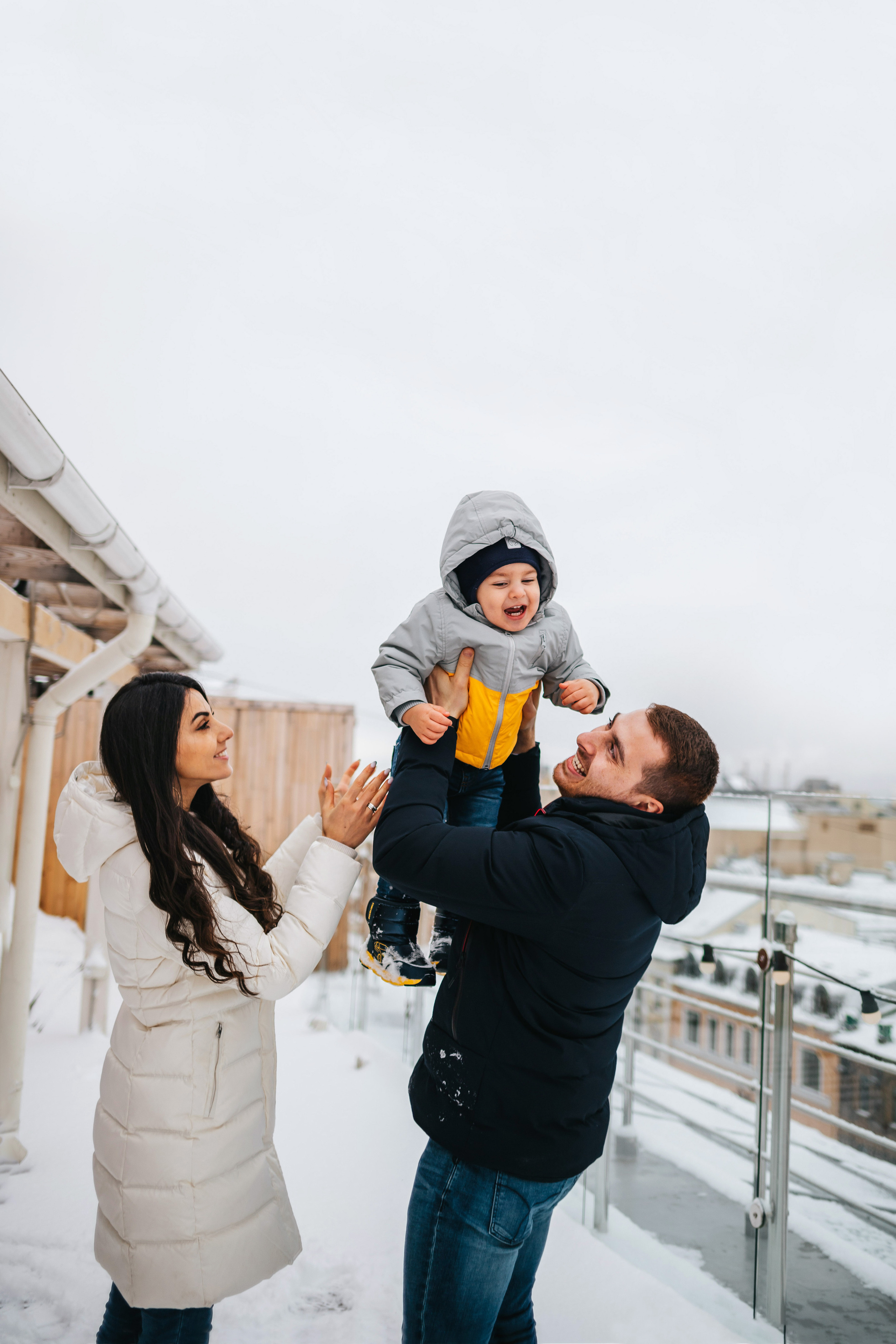 Новогодняя прогулка и фотосессия в кафе. Семейный lifestyle фотограф в Санкт-Петербурге Людмила Пахомова