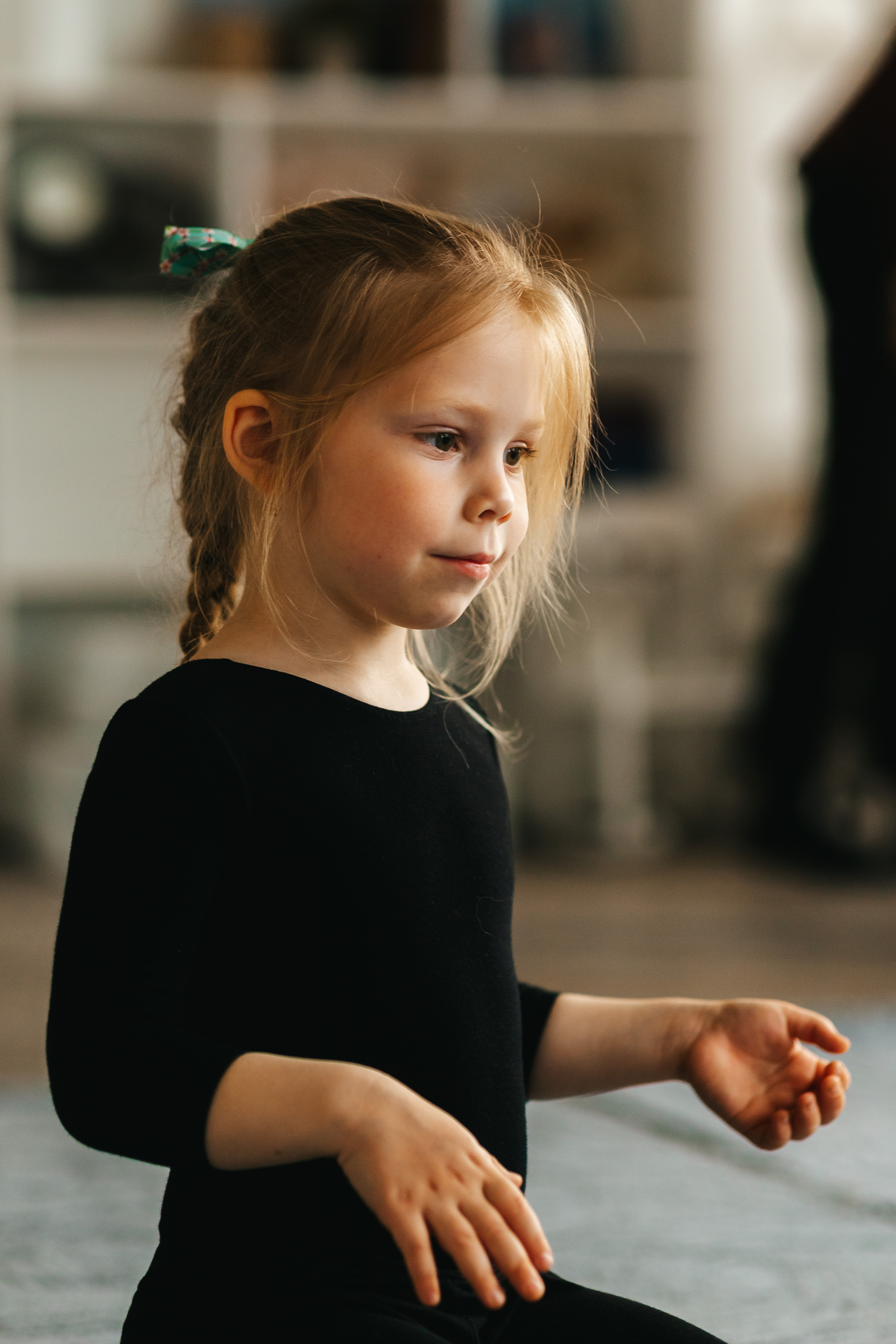 Занятие по гимнастике. Семейный lifestyle фотограф в Санкт-Петербурге Людмила Пахомова