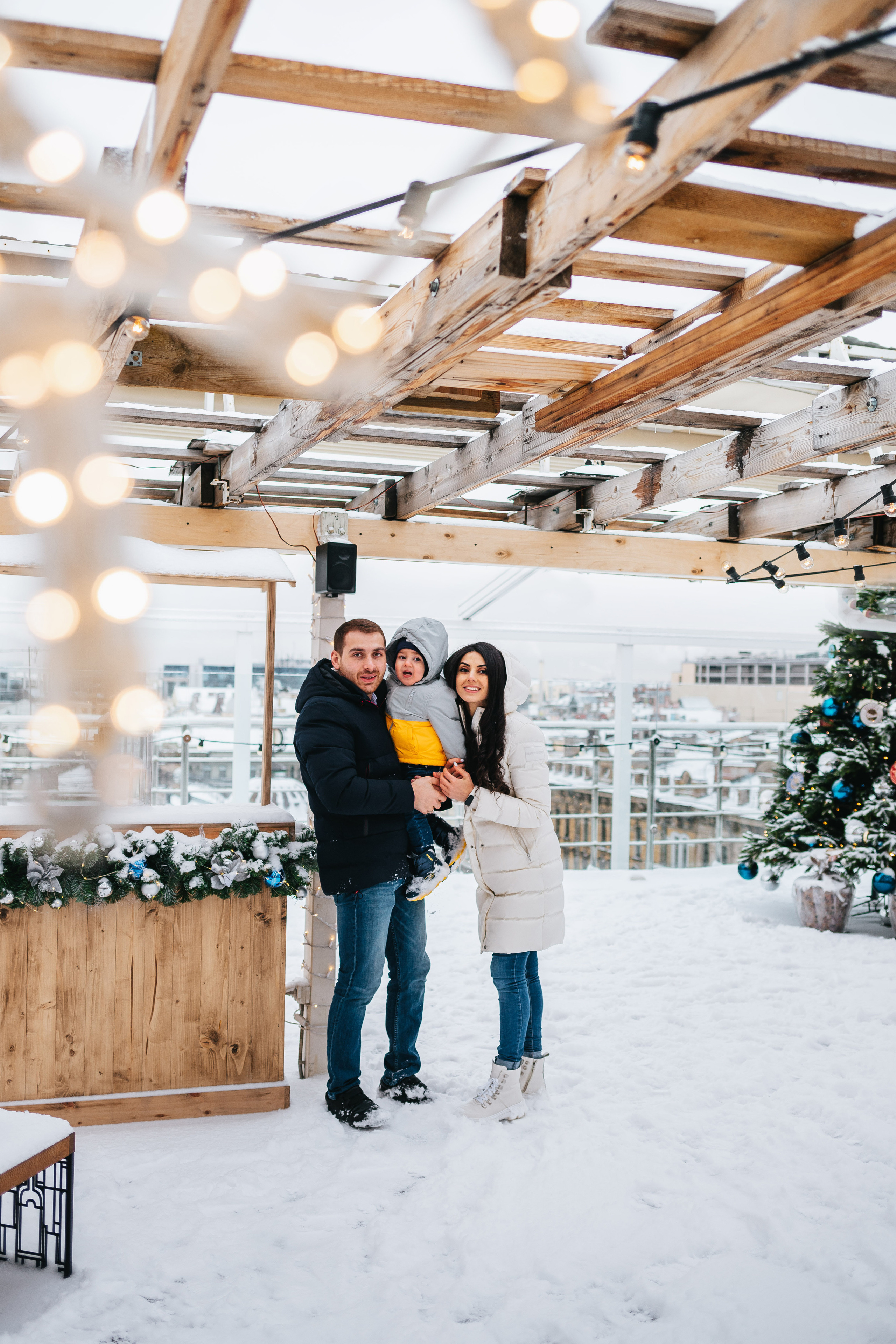 Новогодняя прогулка и фотосессия в кафе. Семейный lifestyle фотограф в Санкт-Петербурге Людмила Пахомова