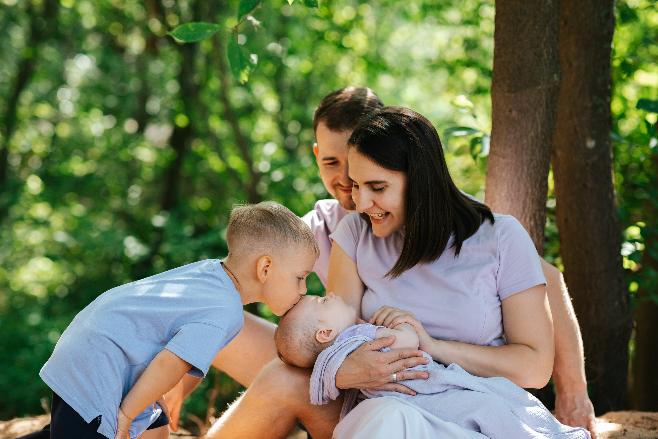 Олег, Александра, Ярослав и Олеся. Семейный lifestyle фотограф в Санкт-Петербурге Людмила Пахомова