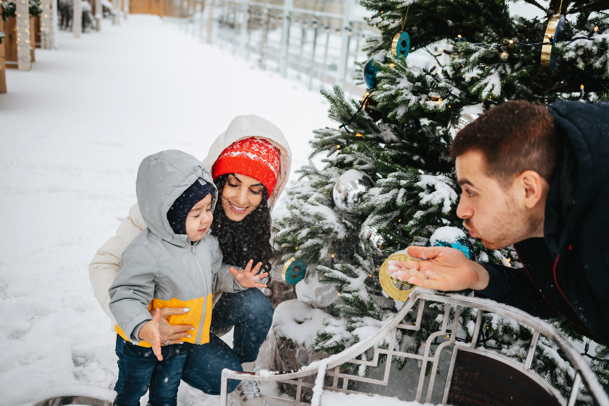 Новогодняя прогулка и фотосессия в кафе. Семейный lifestyle фотограф в Санкт-Петербурге Людмила Пахомова