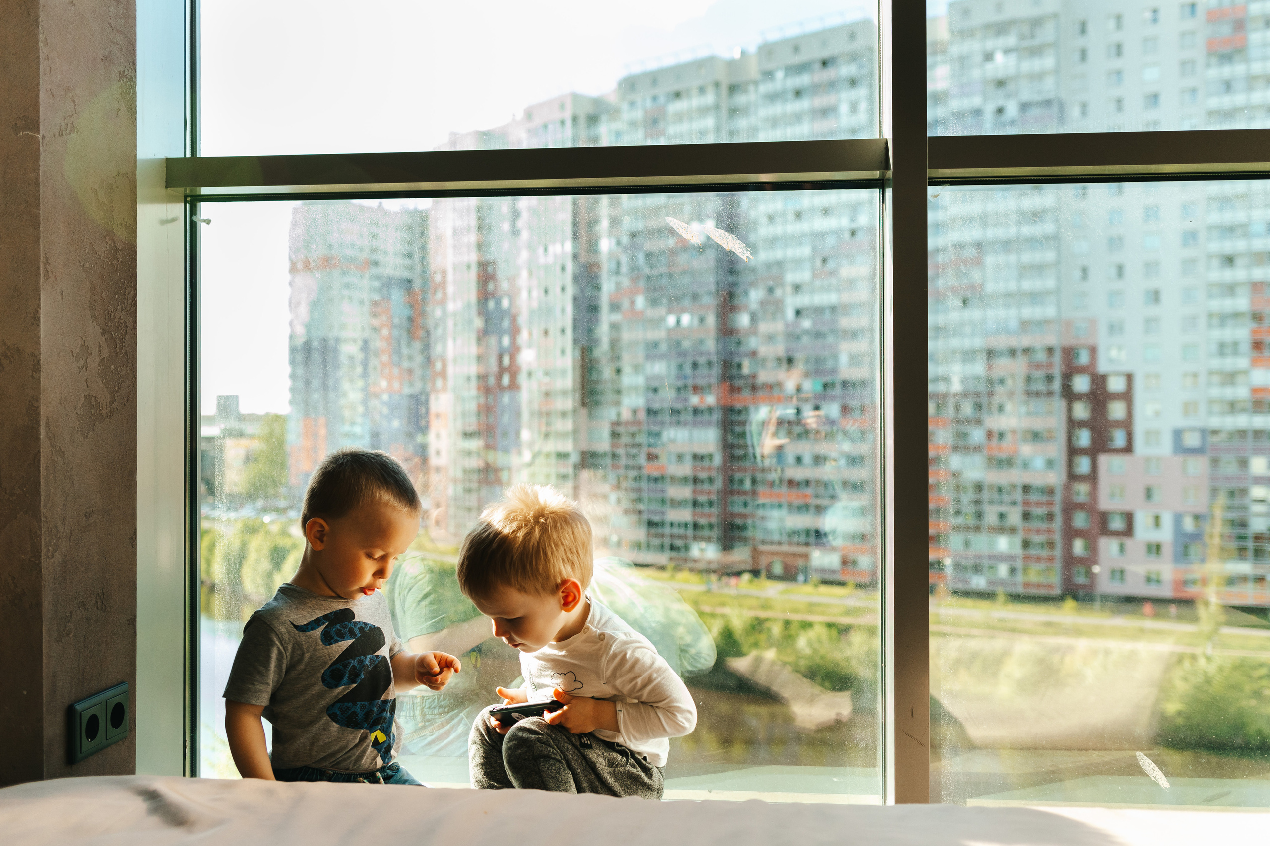 Занятие по гимнастике. Семейный lifestyle фотограф в Санкт-Петербурге Людмила Пахомова