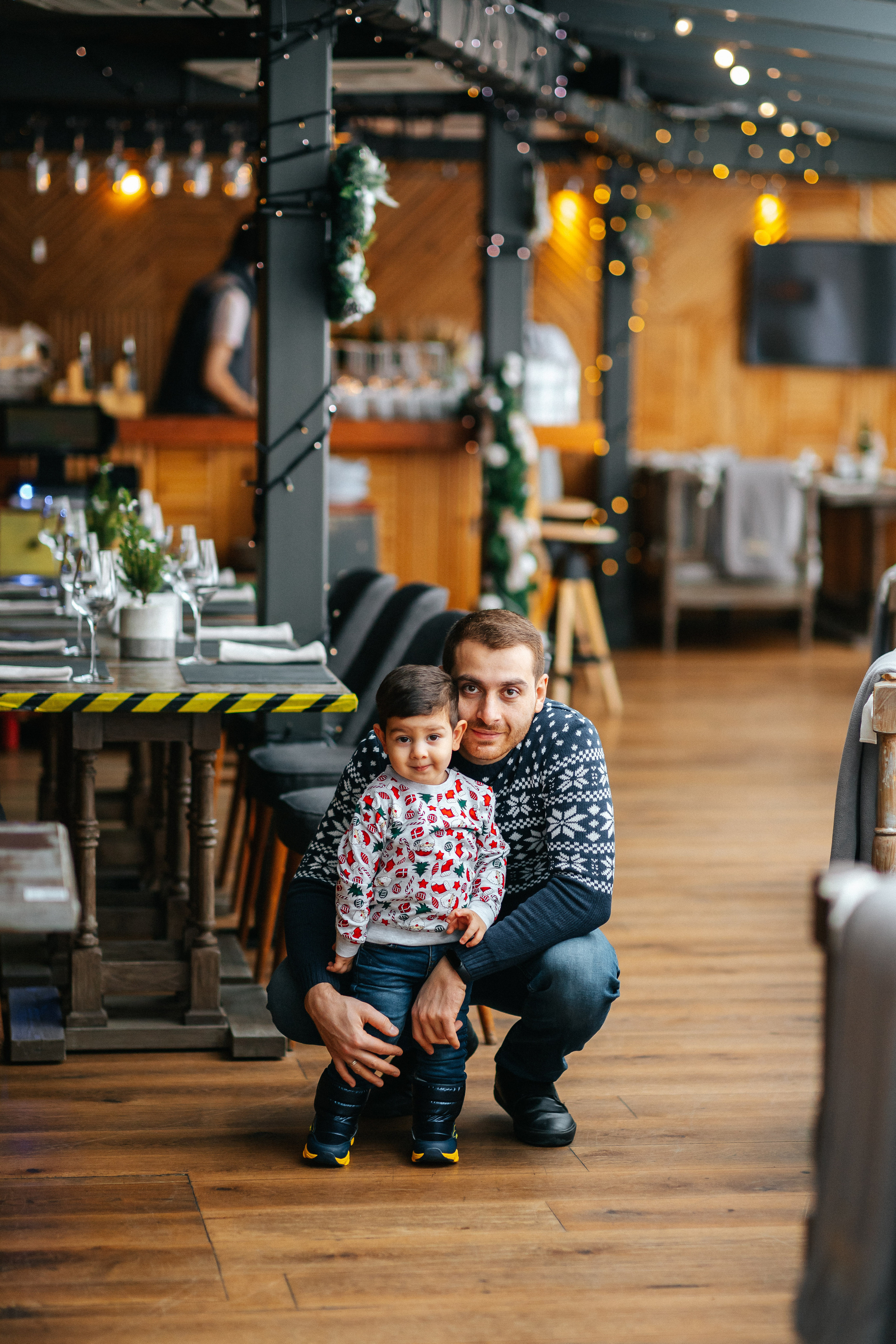 Новогодняя прогулка и фотосессия в кафе. Семейный lifestyle фотограф в Санкт-Петербурге Людмила Пахомова