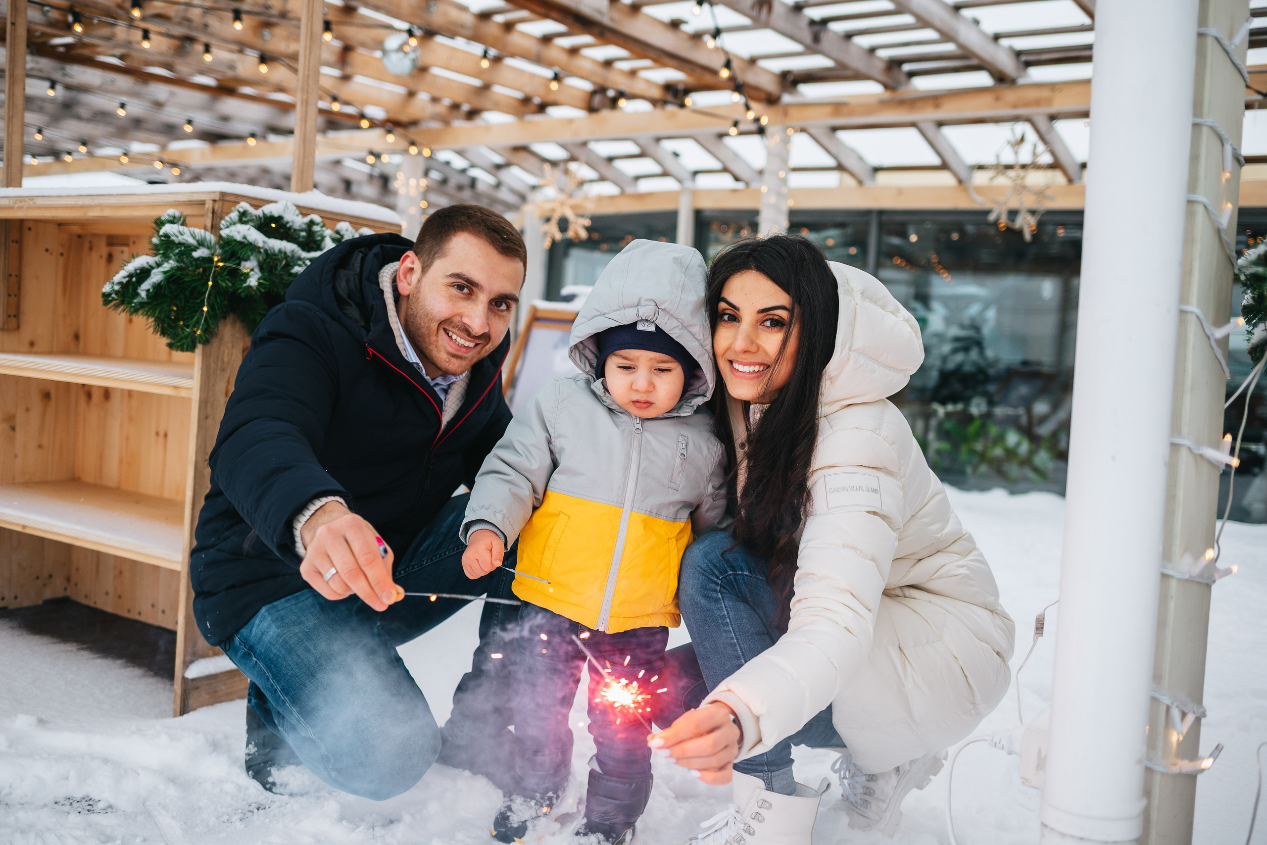 Новогодняя прогулка и фотосессия в кафе. Семейный lifestyle фотограф в Санкт-Петербурге Людмила Пахомова