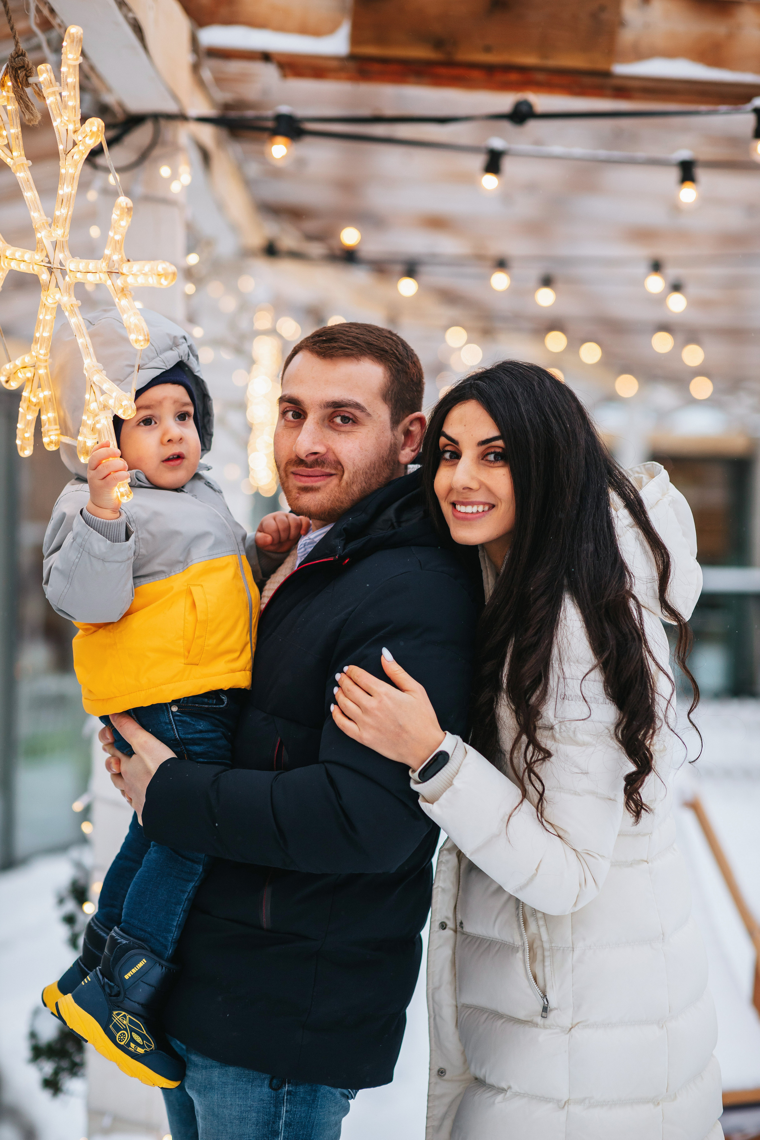 Новогодняя прогулка и фотосессия в кафе. Семейный lifestyle фотограф в Санкт-Петербурге Людмила Пахомова