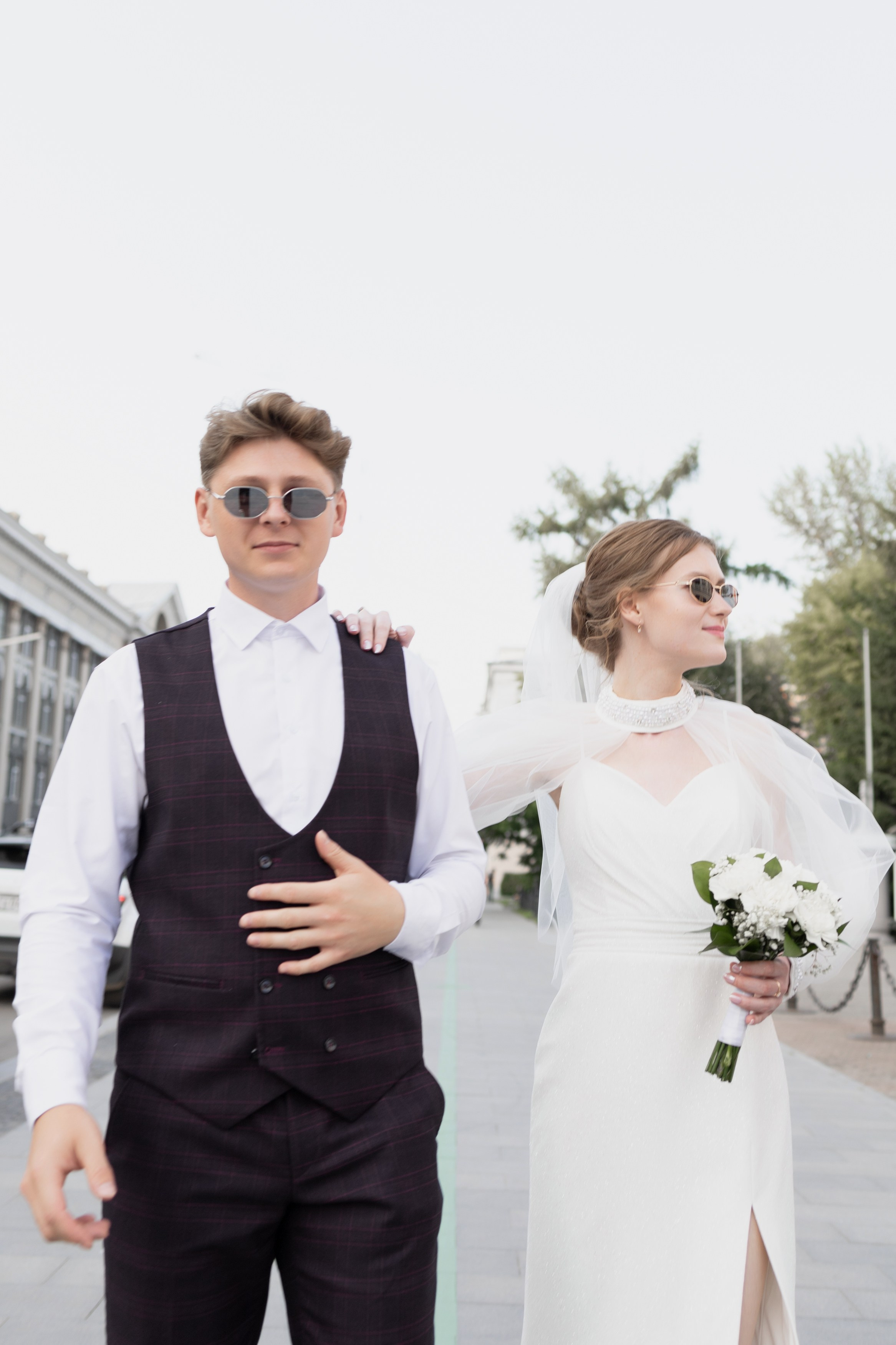 Владислав и Юлия Вечерняя прогулка по городу. Свадебный Фотограф в Иркутске Екатерина Елисеева