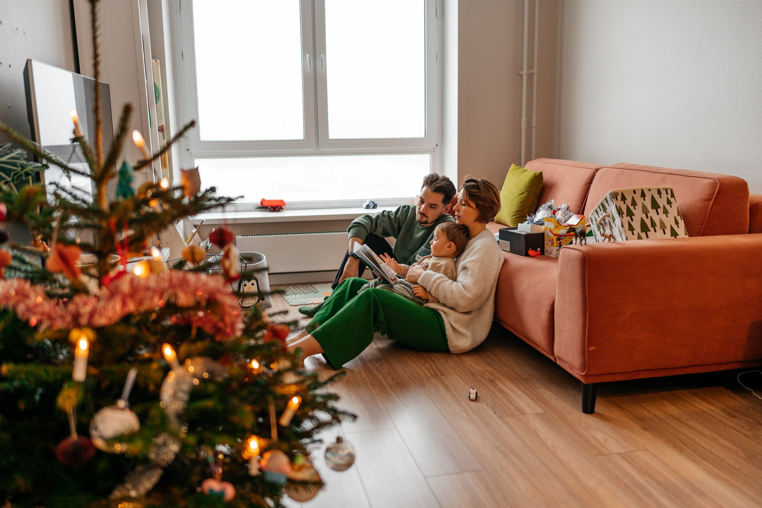 Новогодняя история. Ярослав, Дима и Галина. Семейный фотограф в Москве Ирина Жур