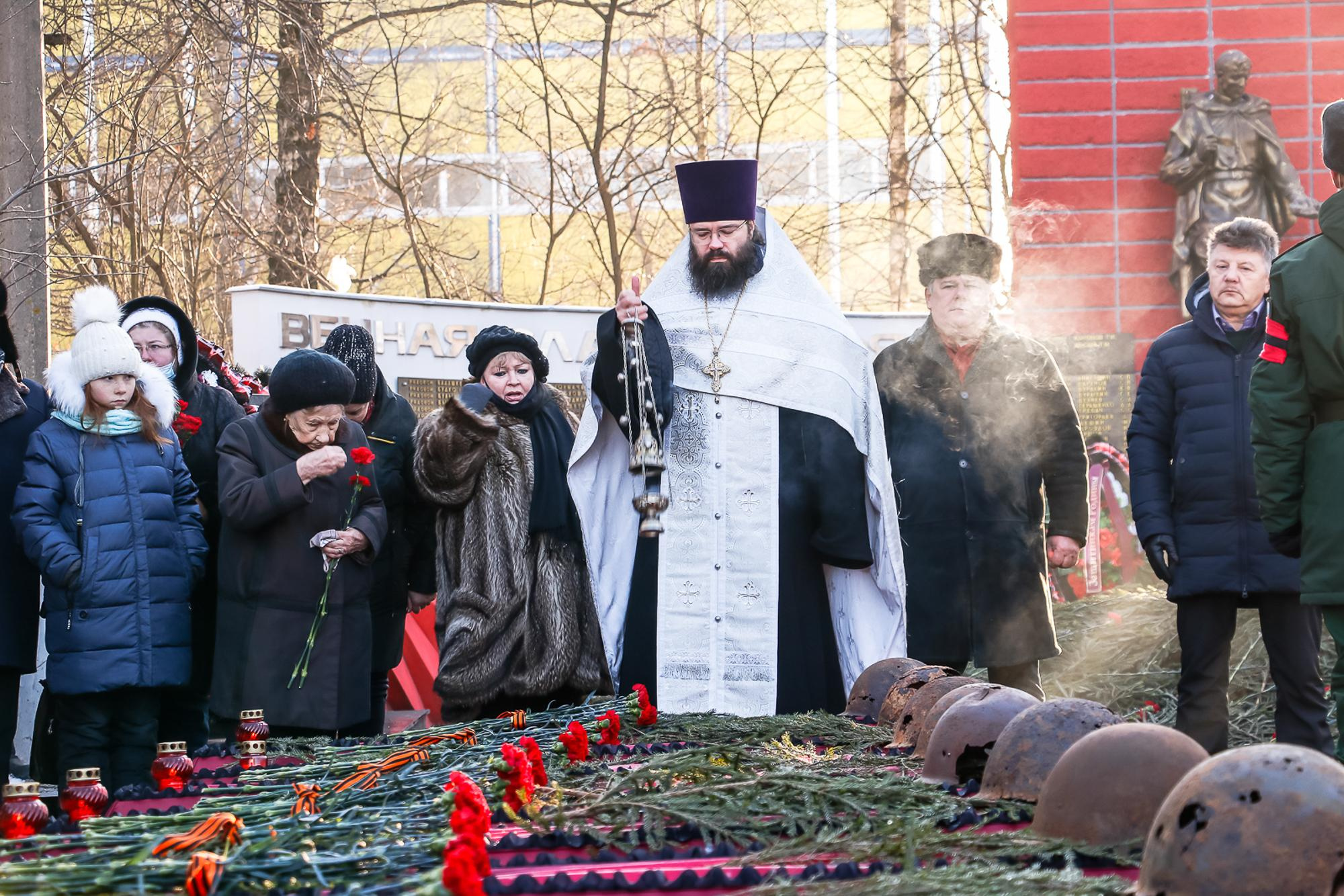 Захоронение останков защитников Москвы. Мария Ткаченко. Документальная фотография