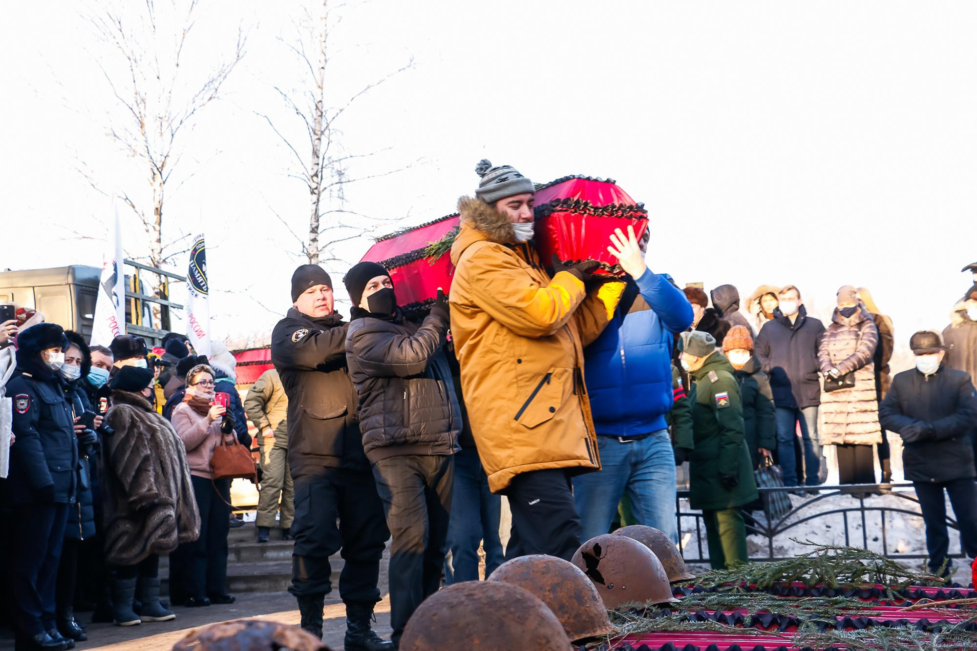 Захоронение останков защитников Москвы. Мария Ткаченко. Документальная фотография