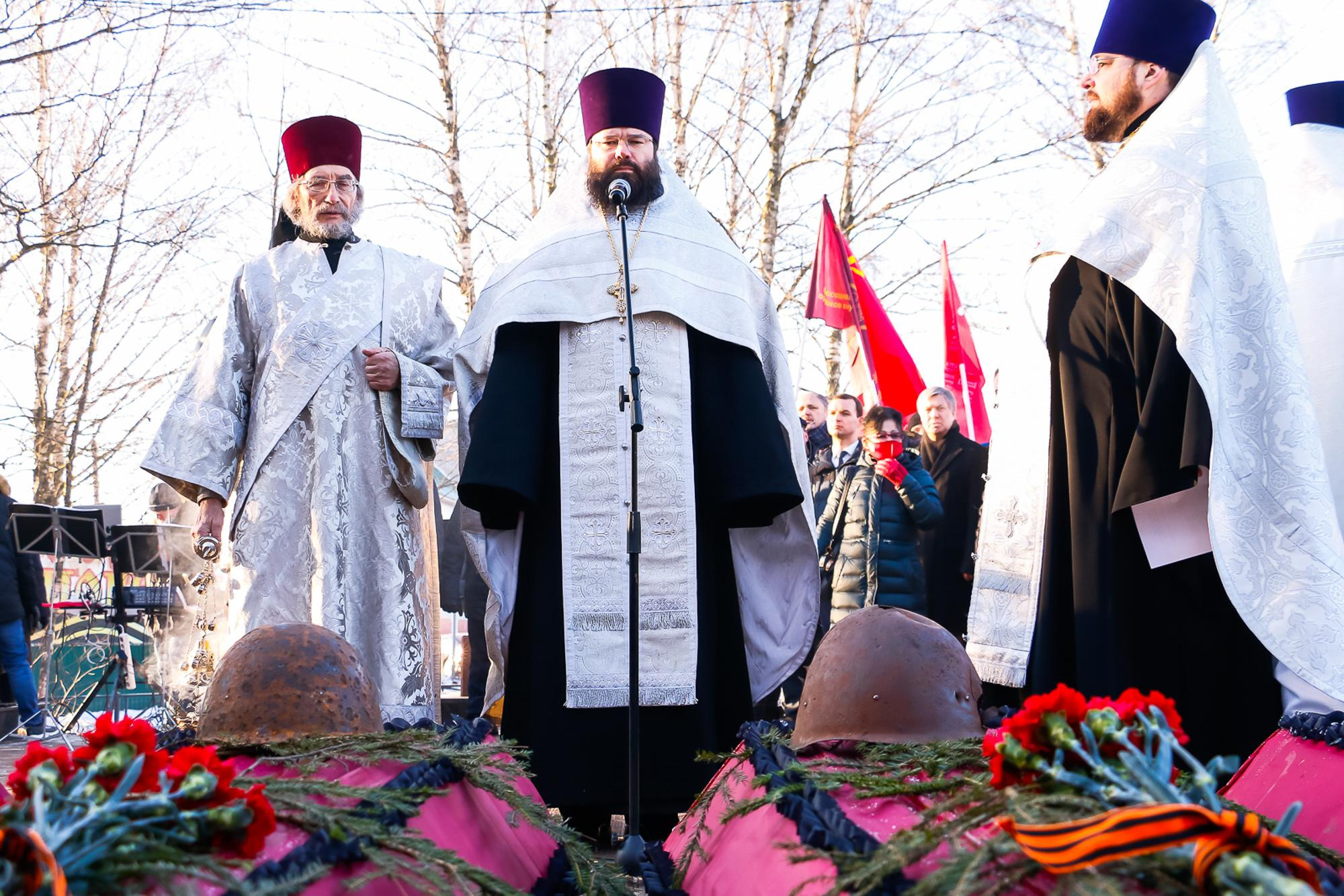 Захоронение останков защитников Москвы. Мария Ткаченко. Документальная фотография