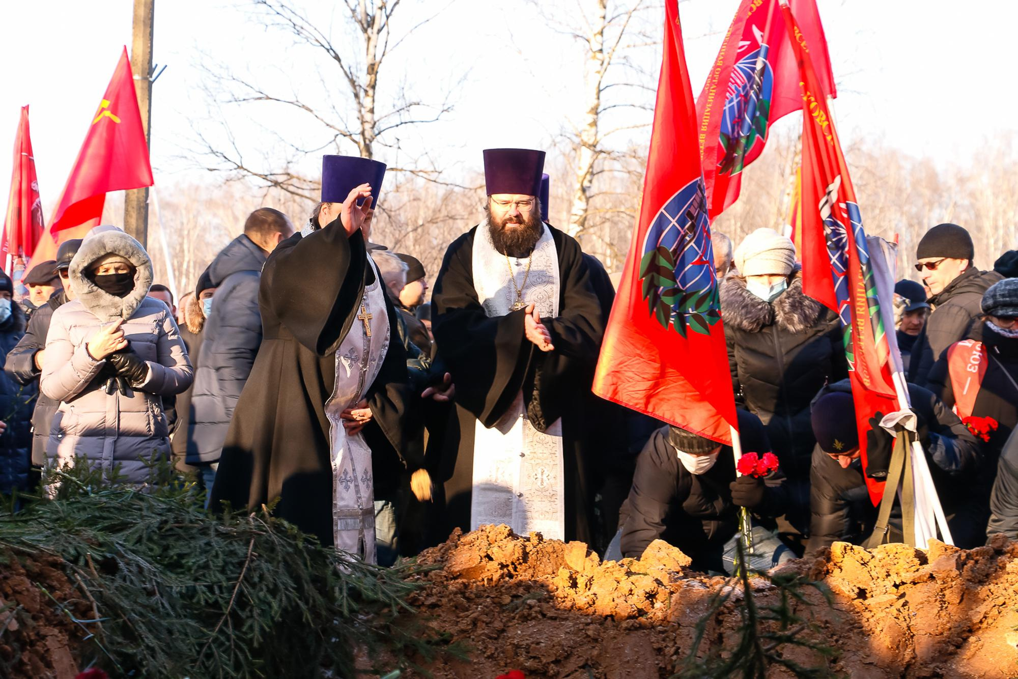 Захоронение останков защитников Москвы. Мария Ткаченко. Документальная фотография