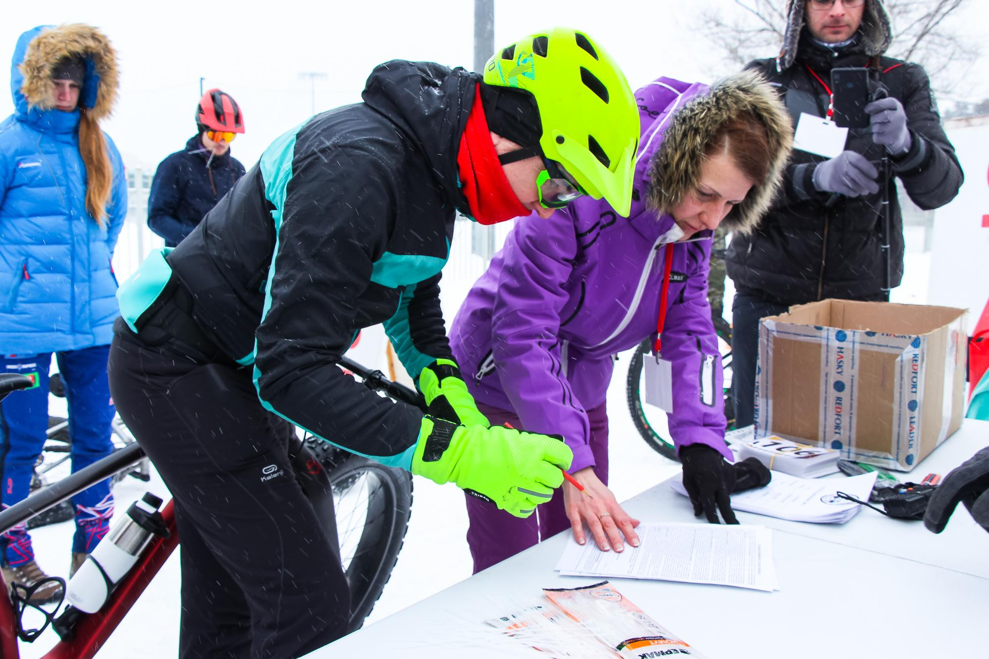 Велогонка «Снежные Дюны». Мария Ткаченко. Документальная фотография