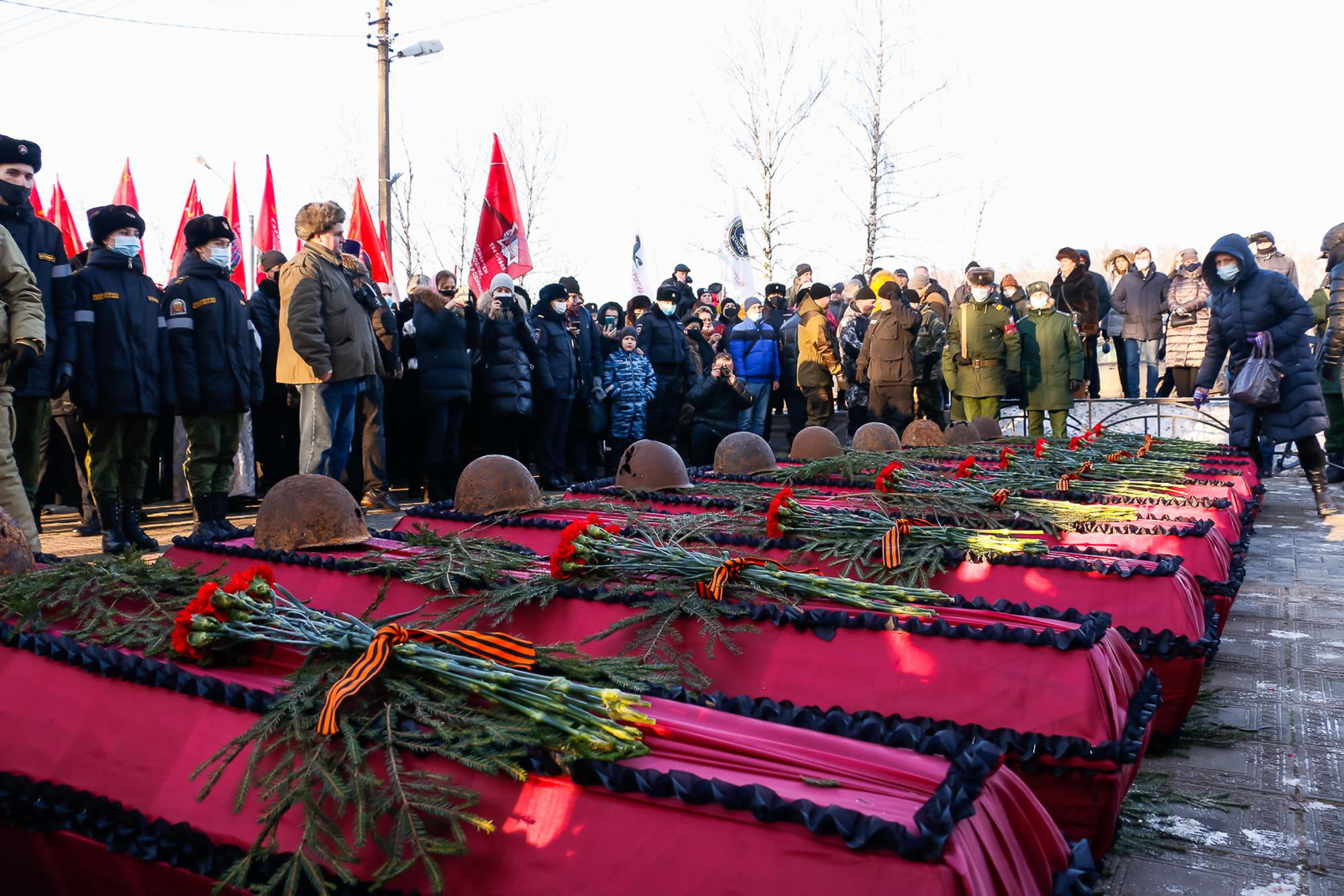 Захоронение останков защитников Москвы. Мария Ткаченко. Документальная фотография