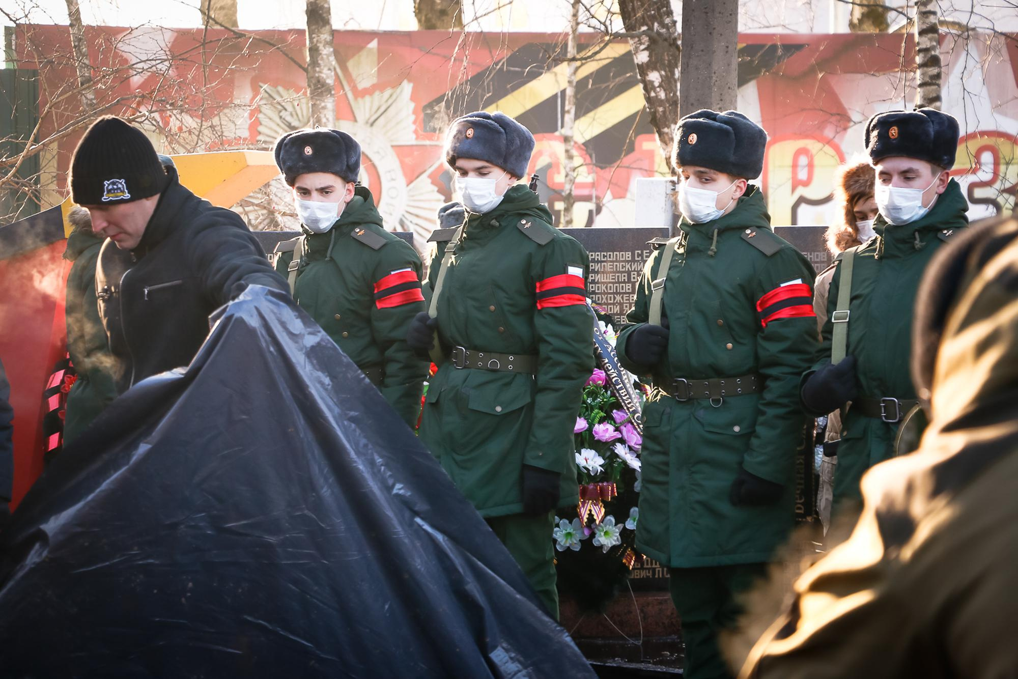 Захоронение останков защитников Москвы. Мария Ткаченко. Документальная фотография