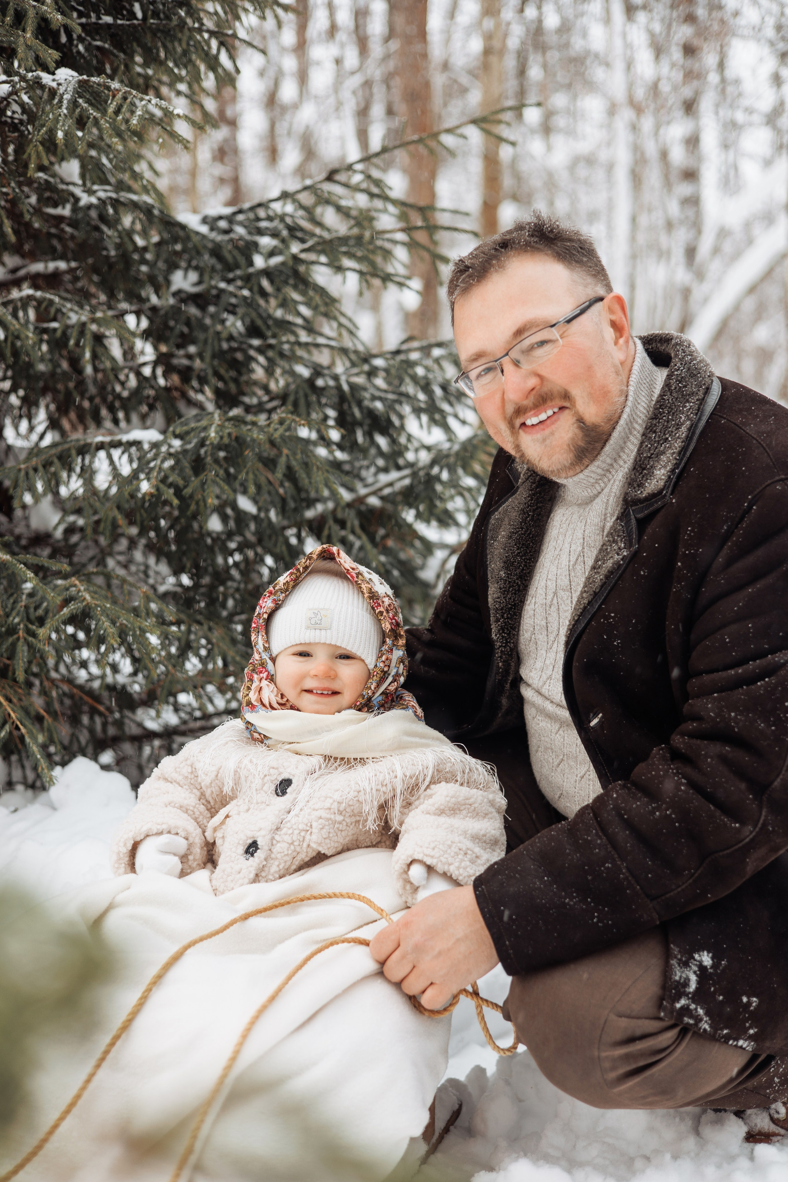 Зима в парке. Женский и семейный фотограф в Москве Никулина Алена