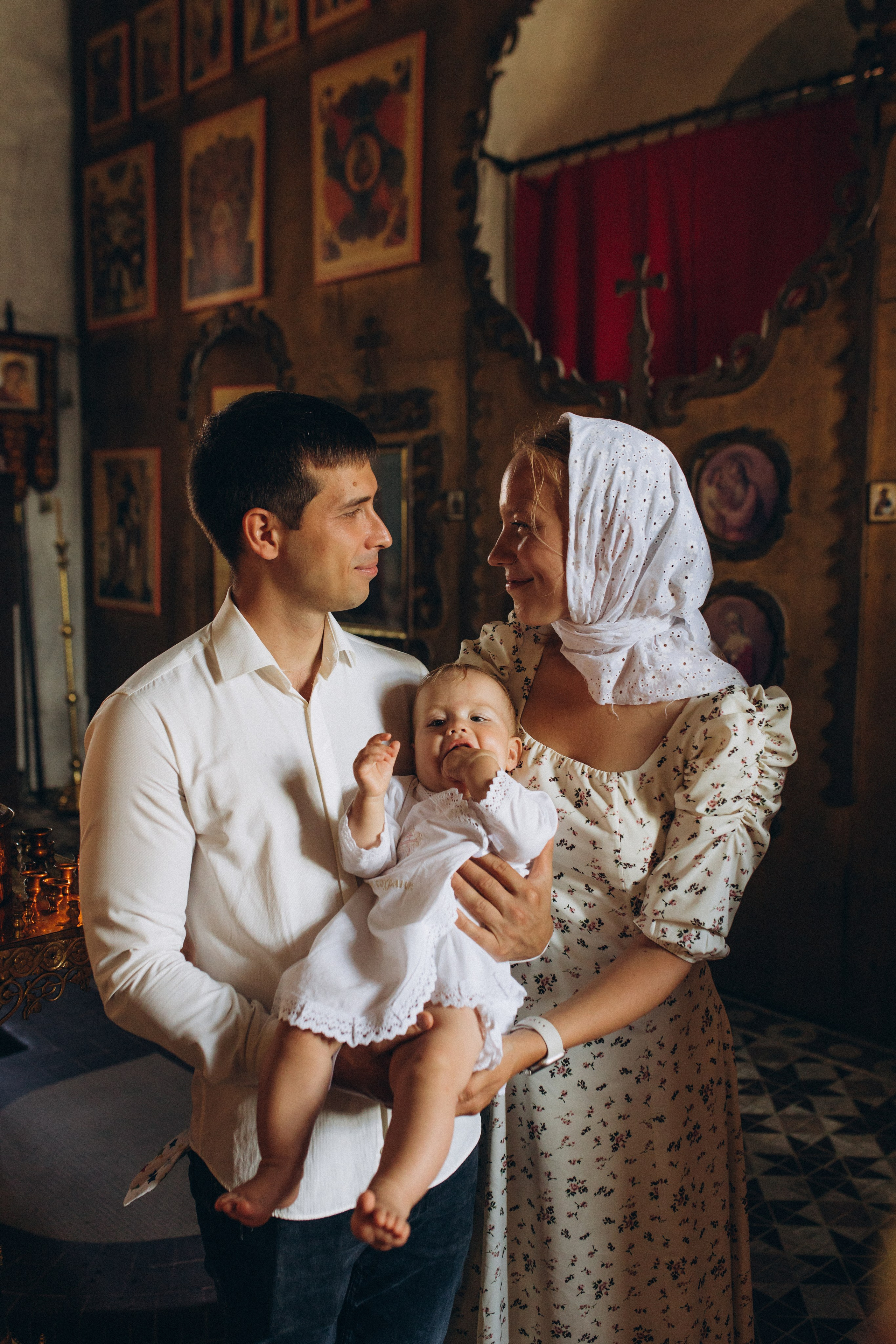 Крещение Марии. Семейный фотограф в Обнинске