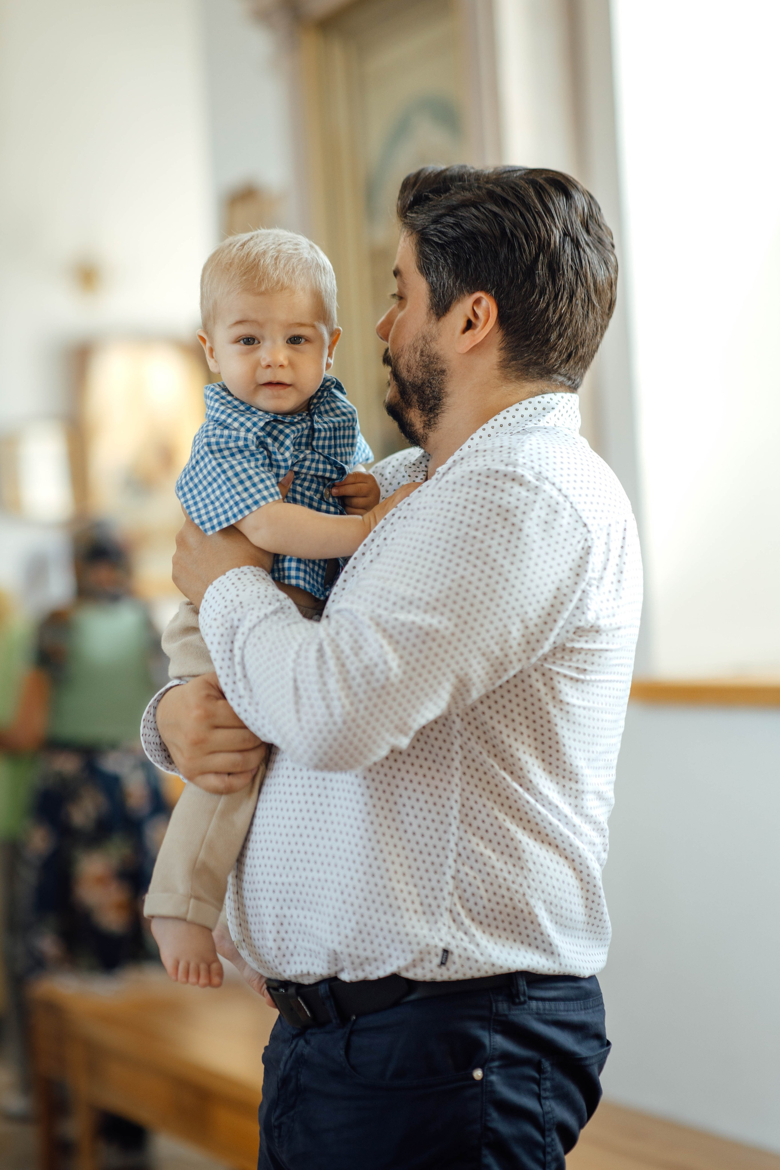 Крещение Энвера (Михаила), д. Колядищи, храм Успения Пр. Богородицы, август 2025