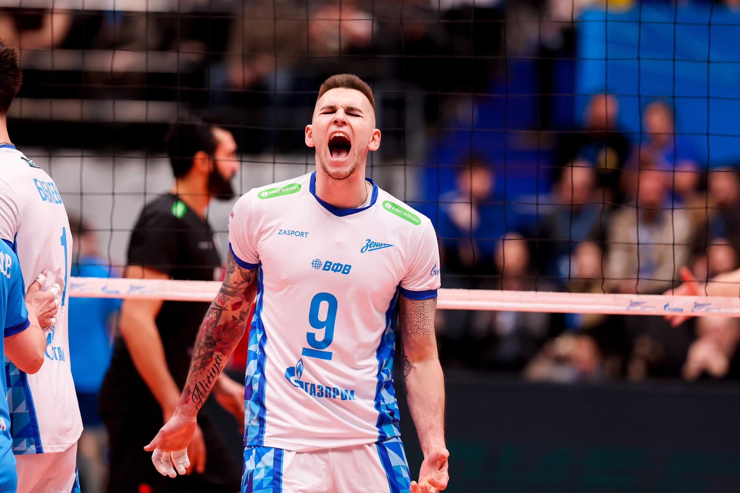 ВК Зенит — ВК Белогорье 08.04.2025. Спортивный и репортажный фотограф Антон Тереханов