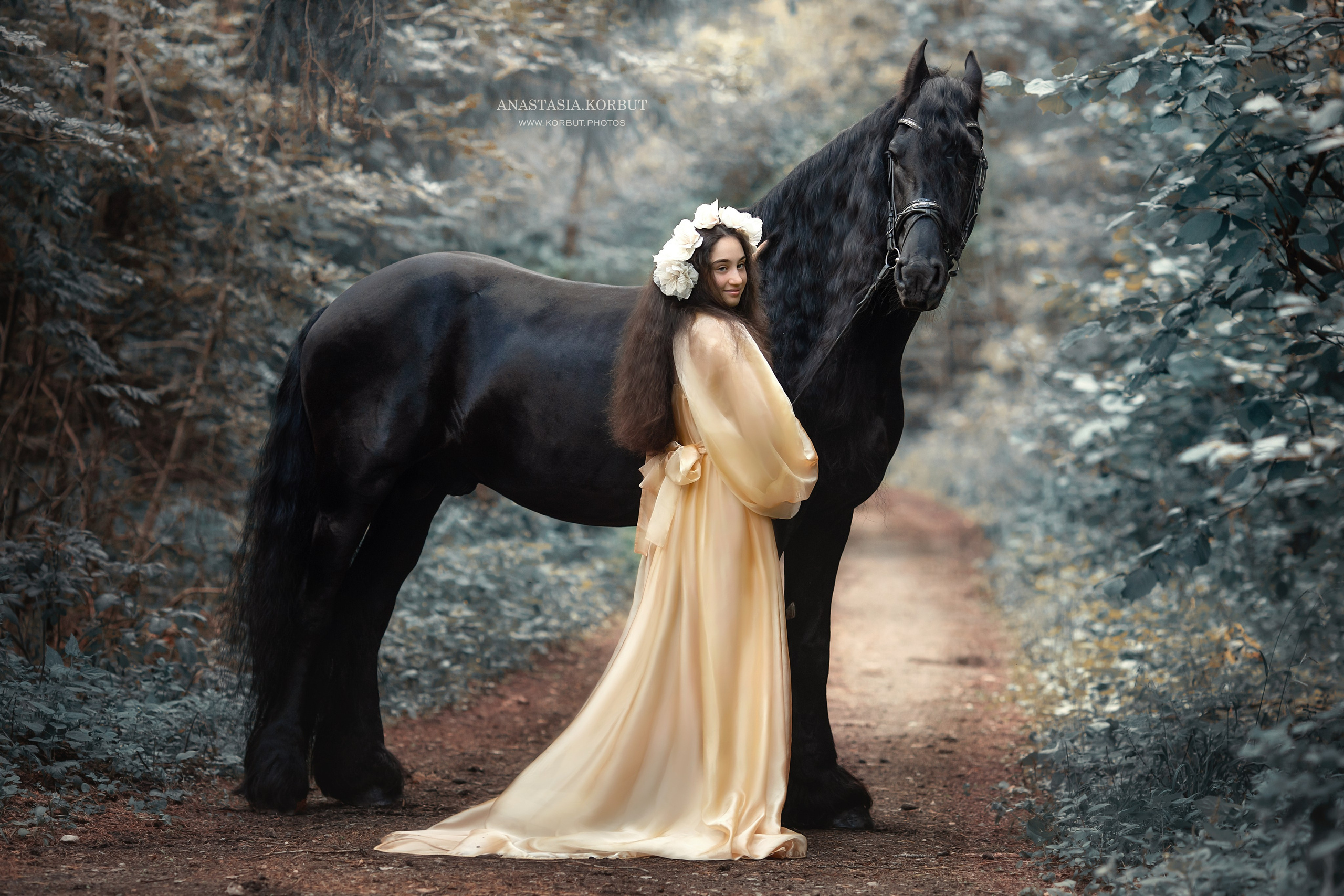 Фотосессия с лошадью. Арт фотограф в Минске Анастасия Корбут